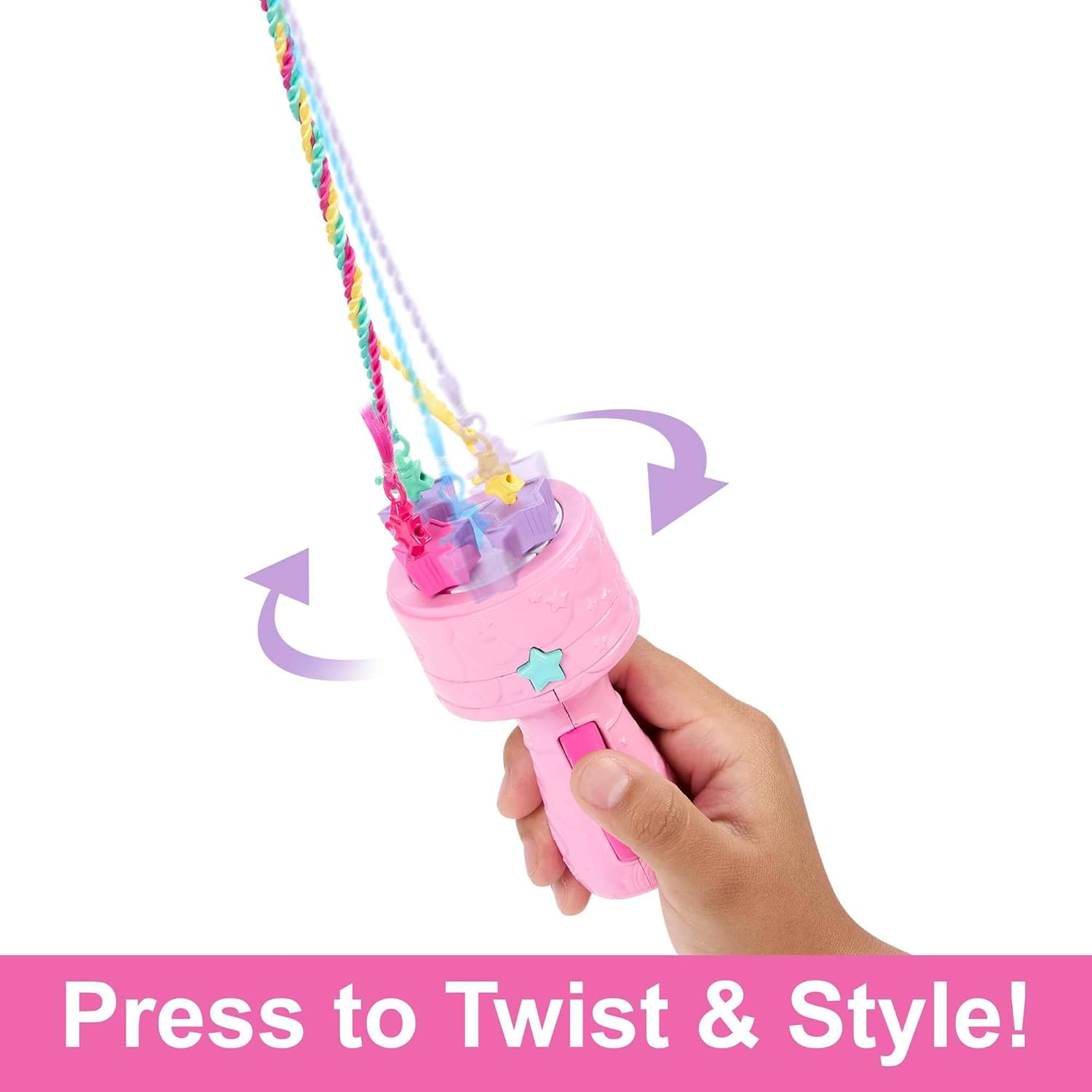 Barbie Twist 'n Style Doll - Fantasy Hair with Rainbow Extensions & Styling Tool