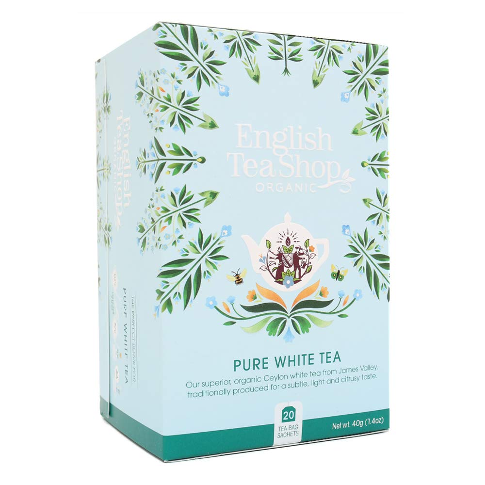 English Tea Shop Organic Pure White Tea - 20 Tea Bag Sachets 3