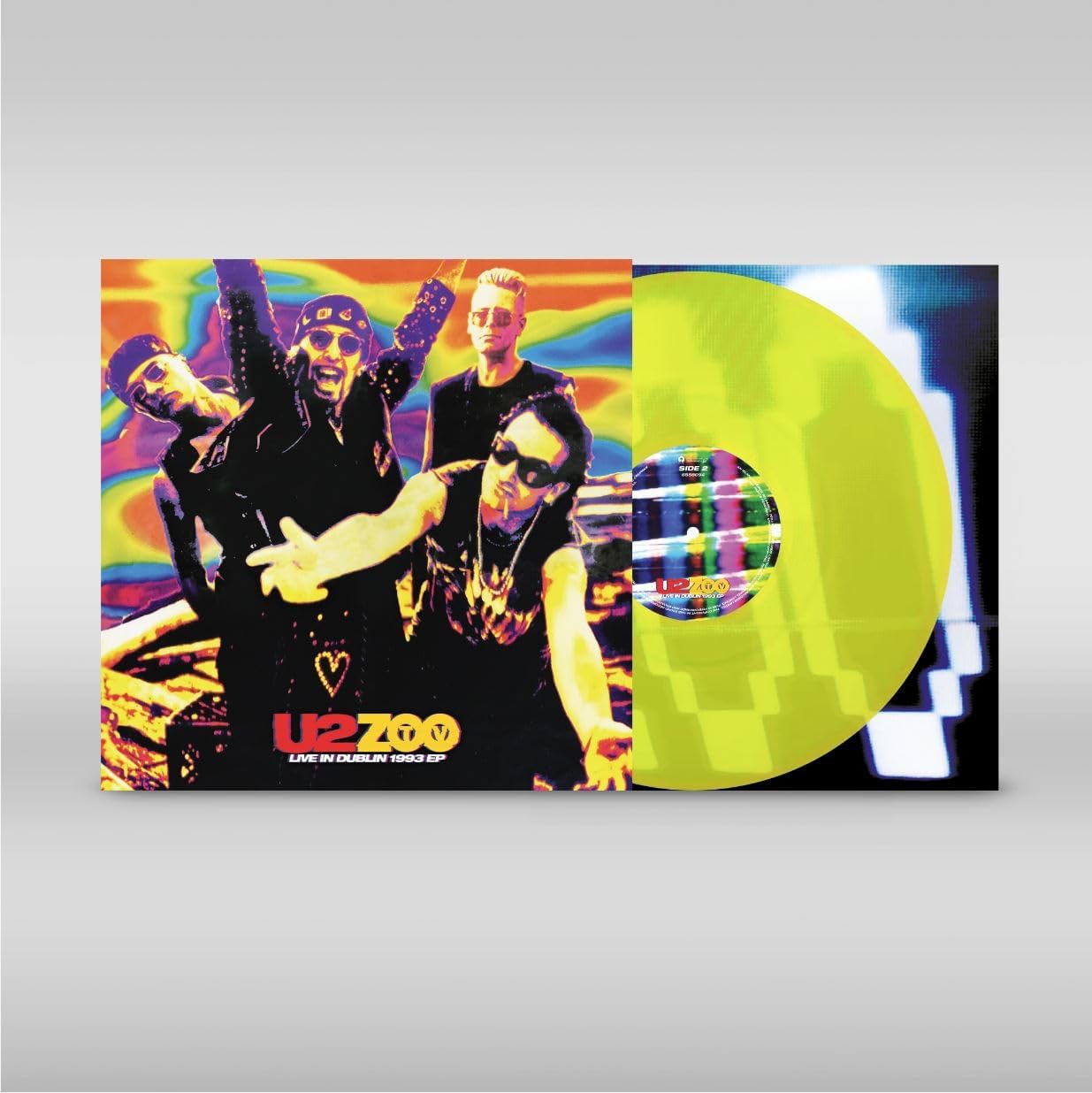 U2 - ZOO TV Tour Live In Dublin 1993 Limited Edition Neon-Yellow Vinyl EP