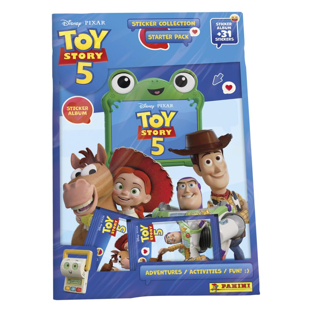 Panini Toy Story 5 Sticker Collection Starter Pack - Includes Album & 5 Sticker Packets