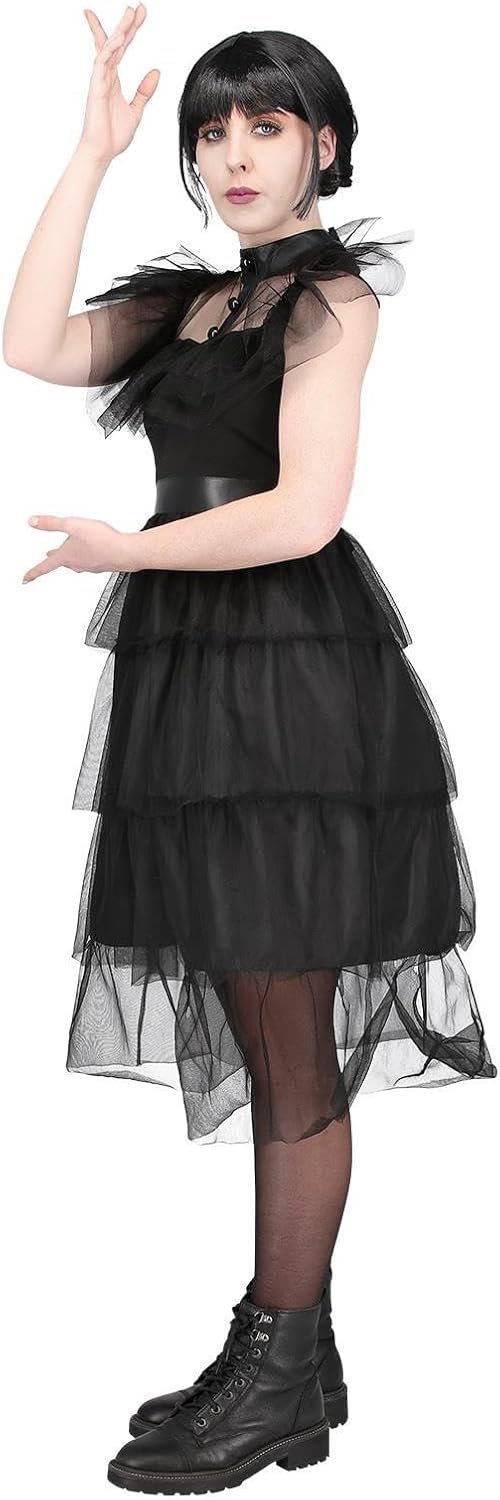 Smiffys Gothic Prom Costume Dress - Medium