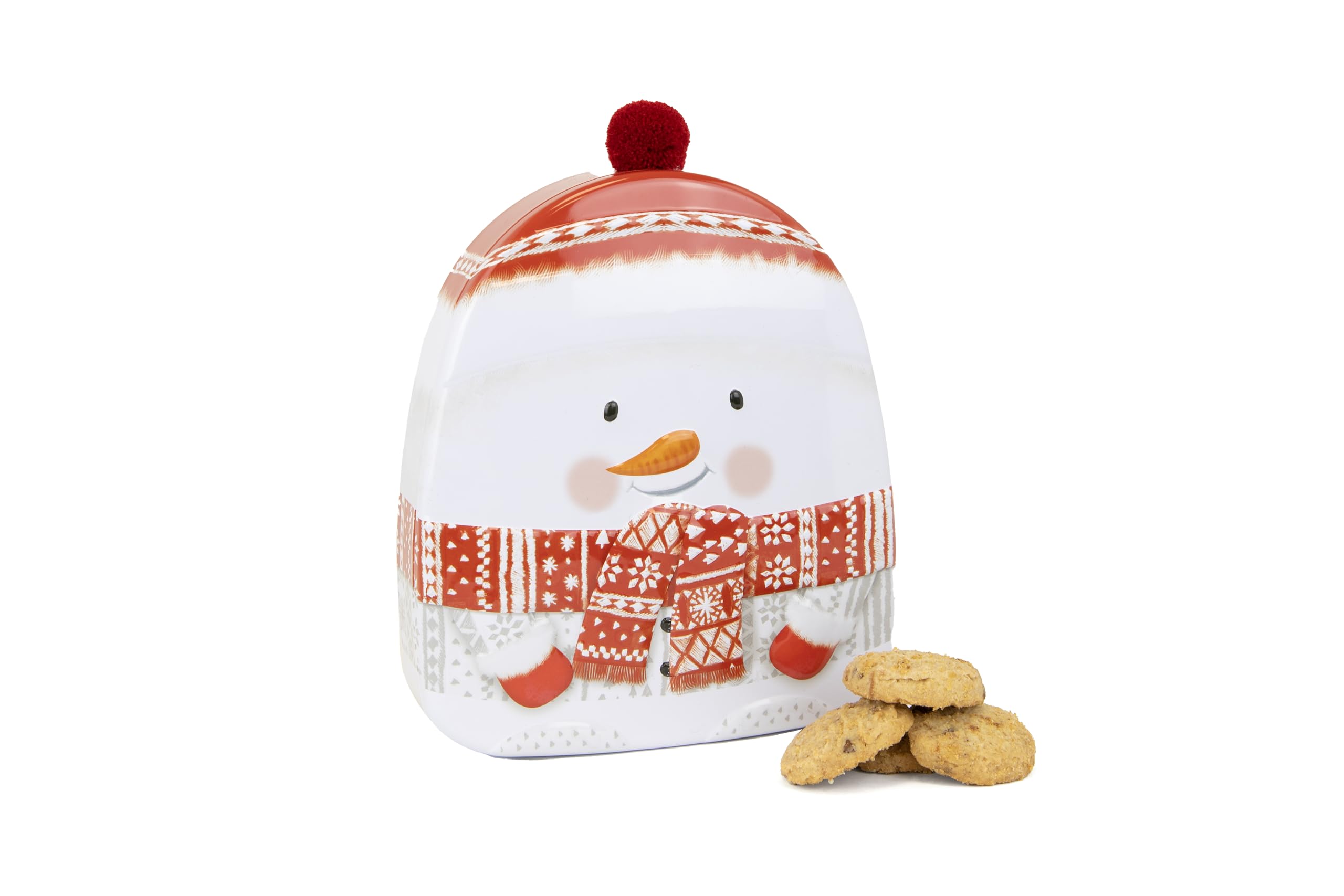 The Silver Crane Co. - Snowman Gift Set Christmas Biscuits Tin