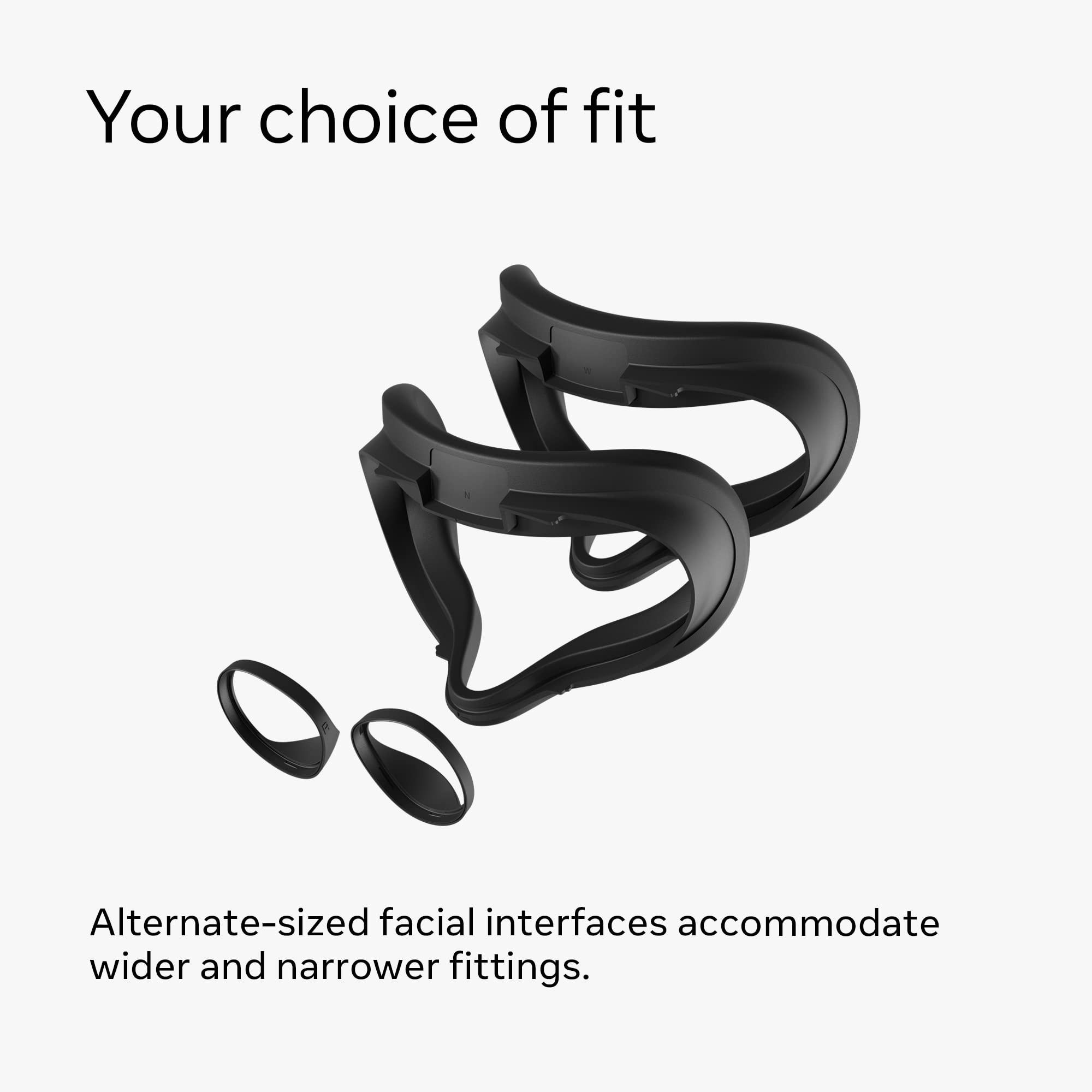 Meta Quest 2 Fit Pack – Alternate Facial Interfaces, Light Blockers & Silicone Covers for Comfort and Immersion 3