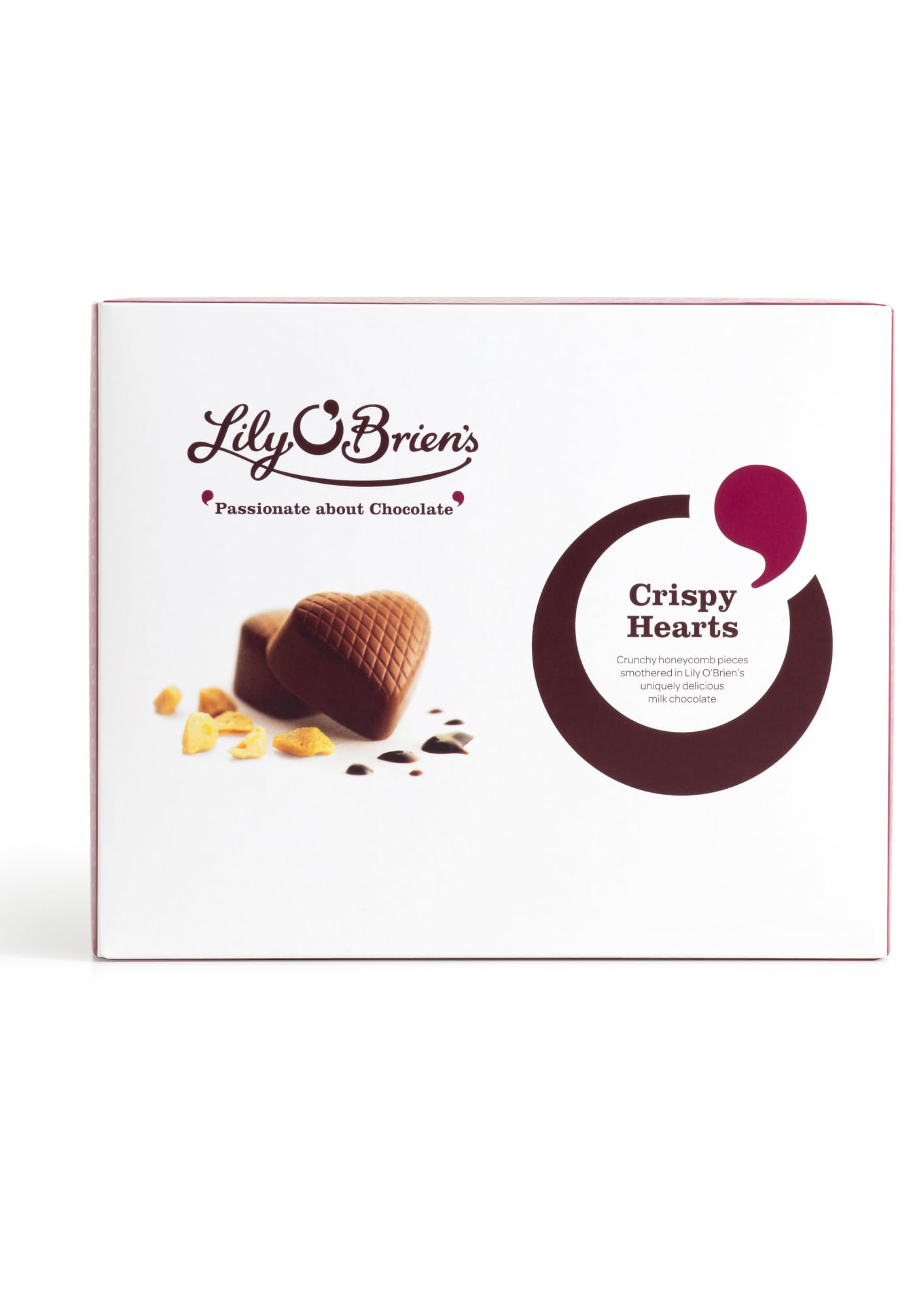 Lily O'Brien's Honeycomb Crispy Hearts 137g - Smooth Milk Chocolate with Crispy Centre 3