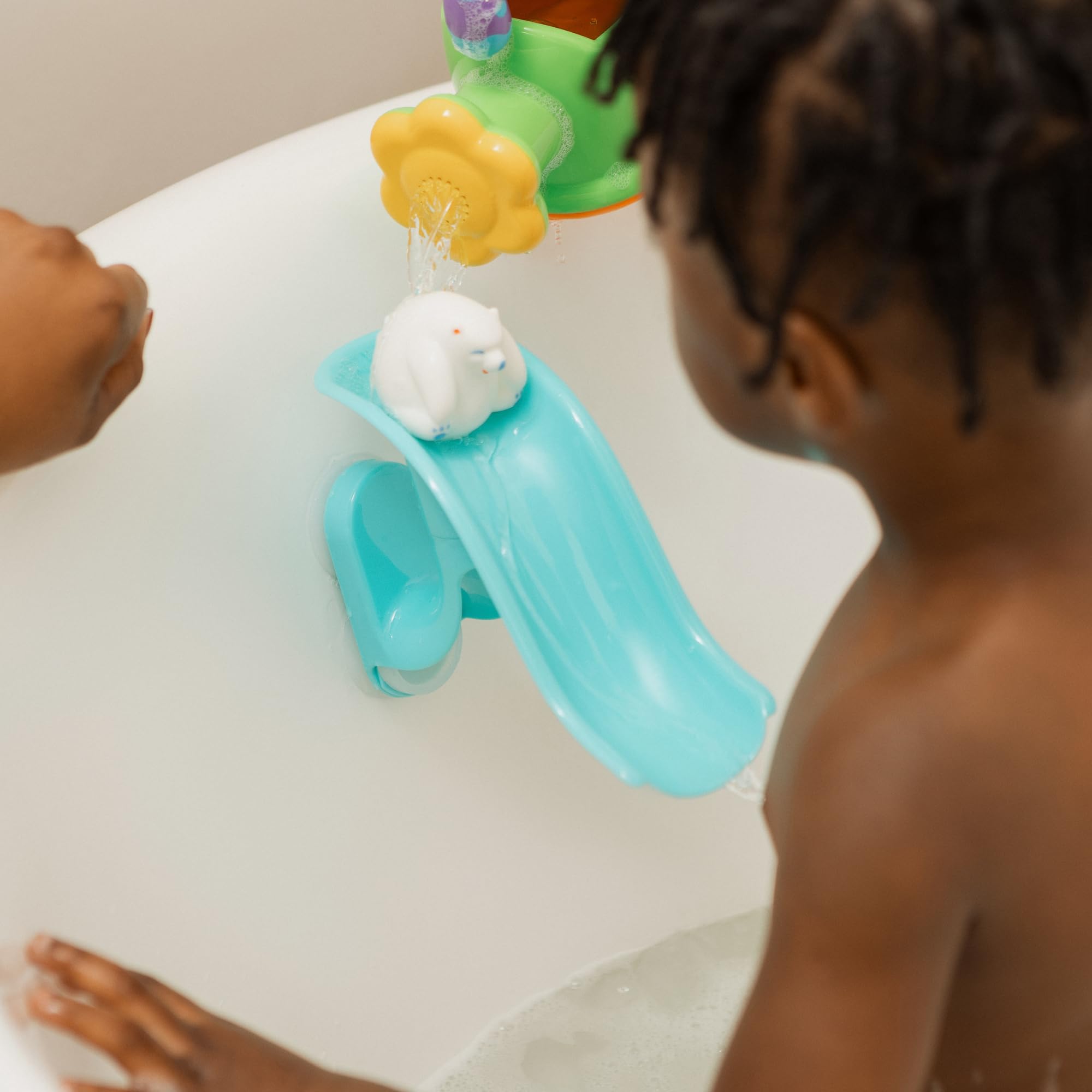 Nuby Splash 'N Slide Penguin Slide Baby Bath Toy - 18 Months+