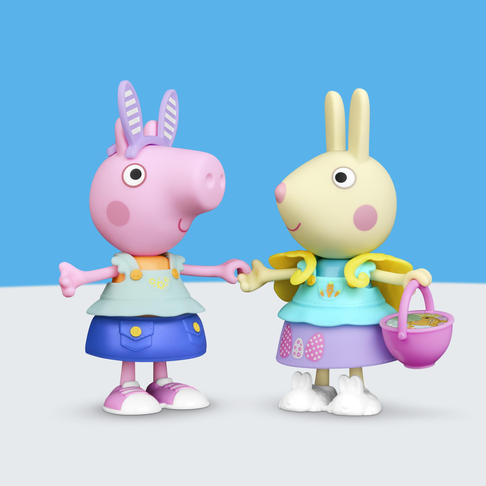 Peppa Pig Springtime Dress-Up Figure with 6 Easy-On Fashion Accessories | 15 cm Doll 5
