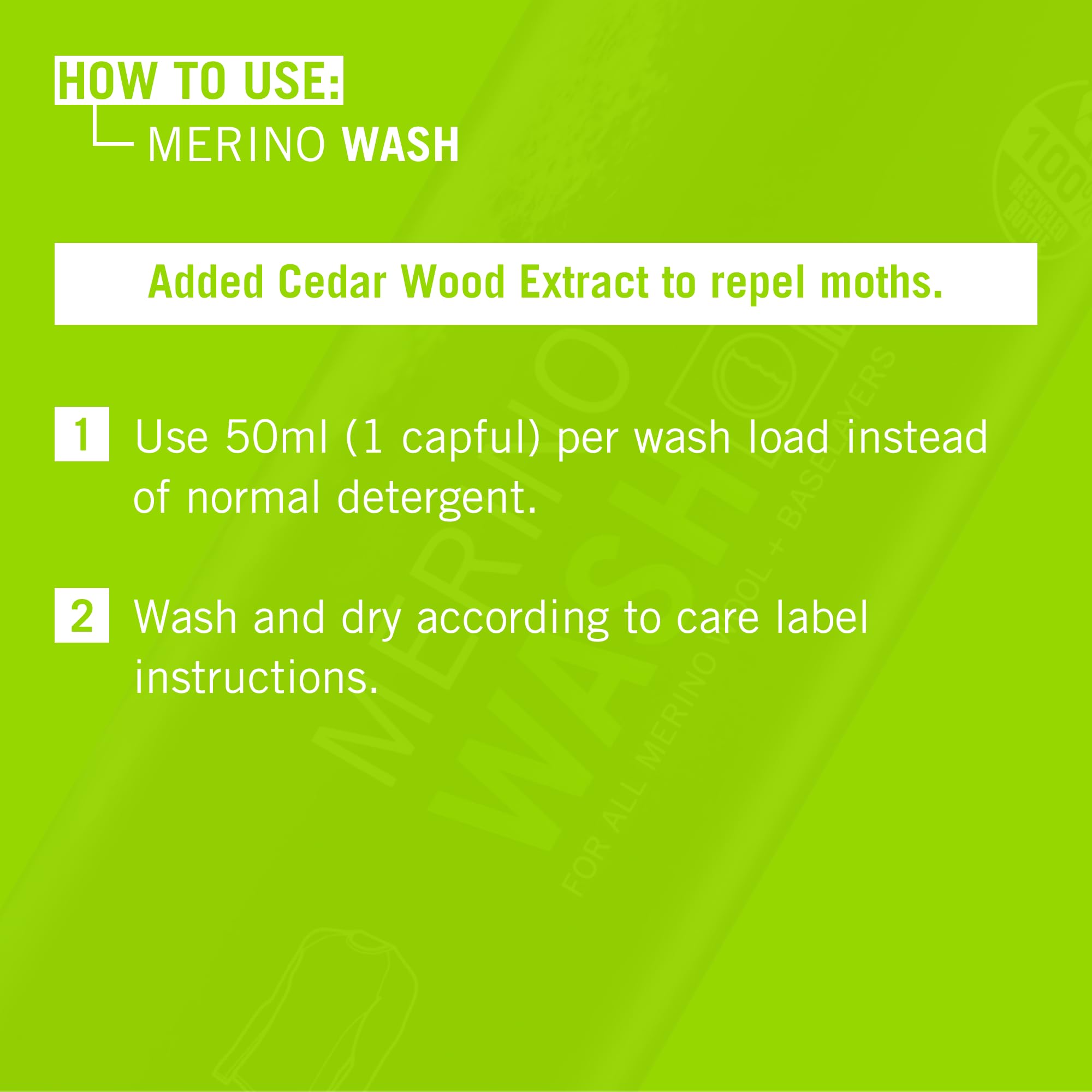 Grangers - Merino Wash 300ml | Cleans & Protects Merino Wool & Woolen Garments