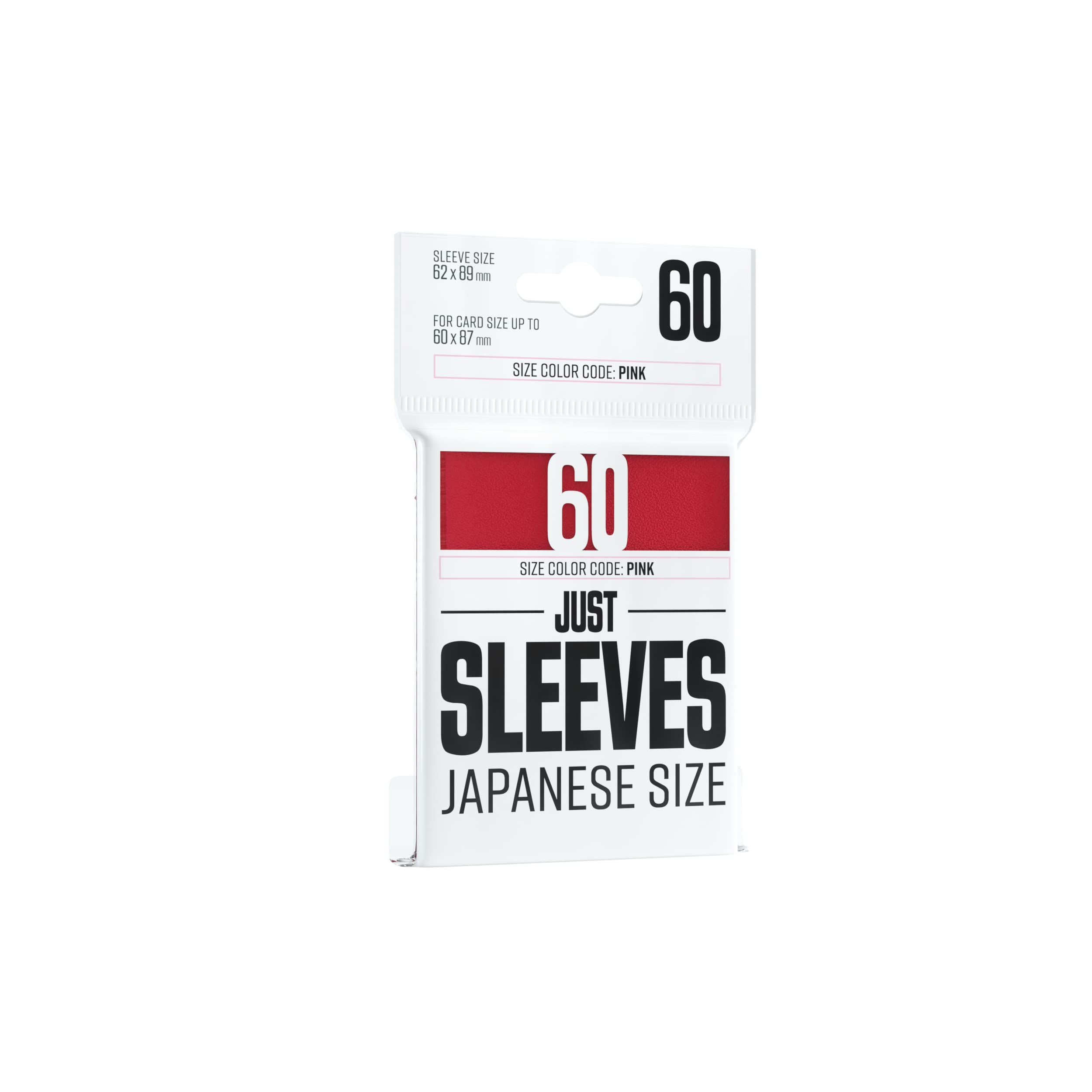 Gamegenic Just Sleeves: Japanese Size Red (60 ct.)