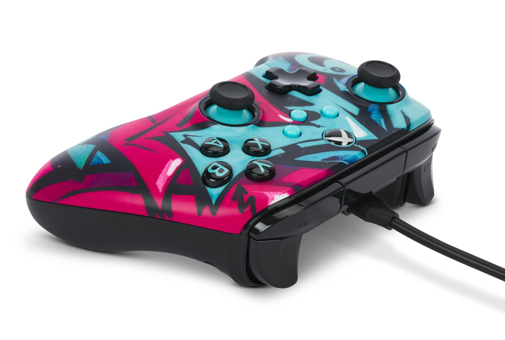 PowerA Advantage Wired Controller for Xbox Series X|S - Wild Style Gamepad with Mappable Buttons & 3-Way Trigger Locks