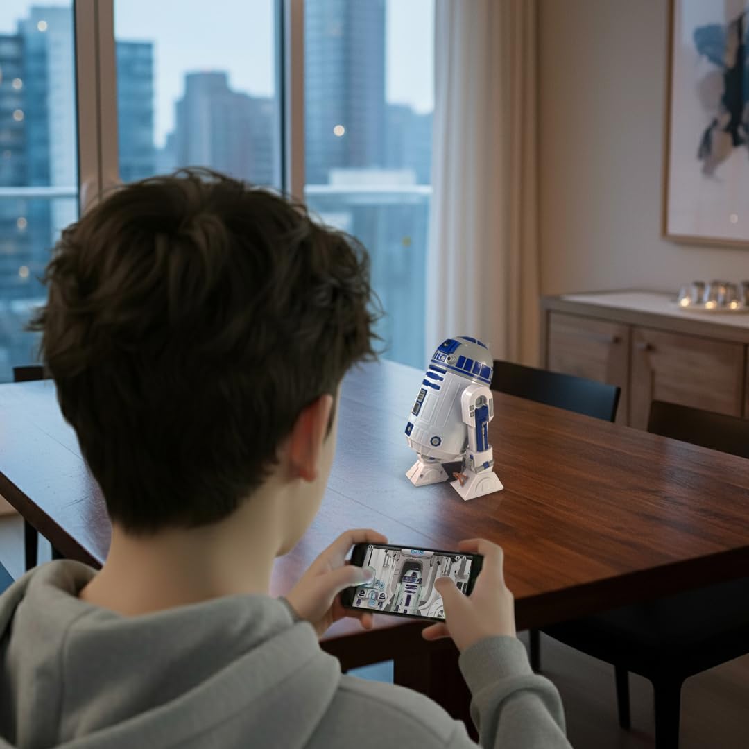 Clementoni R2-D2 Robot - Buildable Star Wars Robot with LED Lights & App Control 5