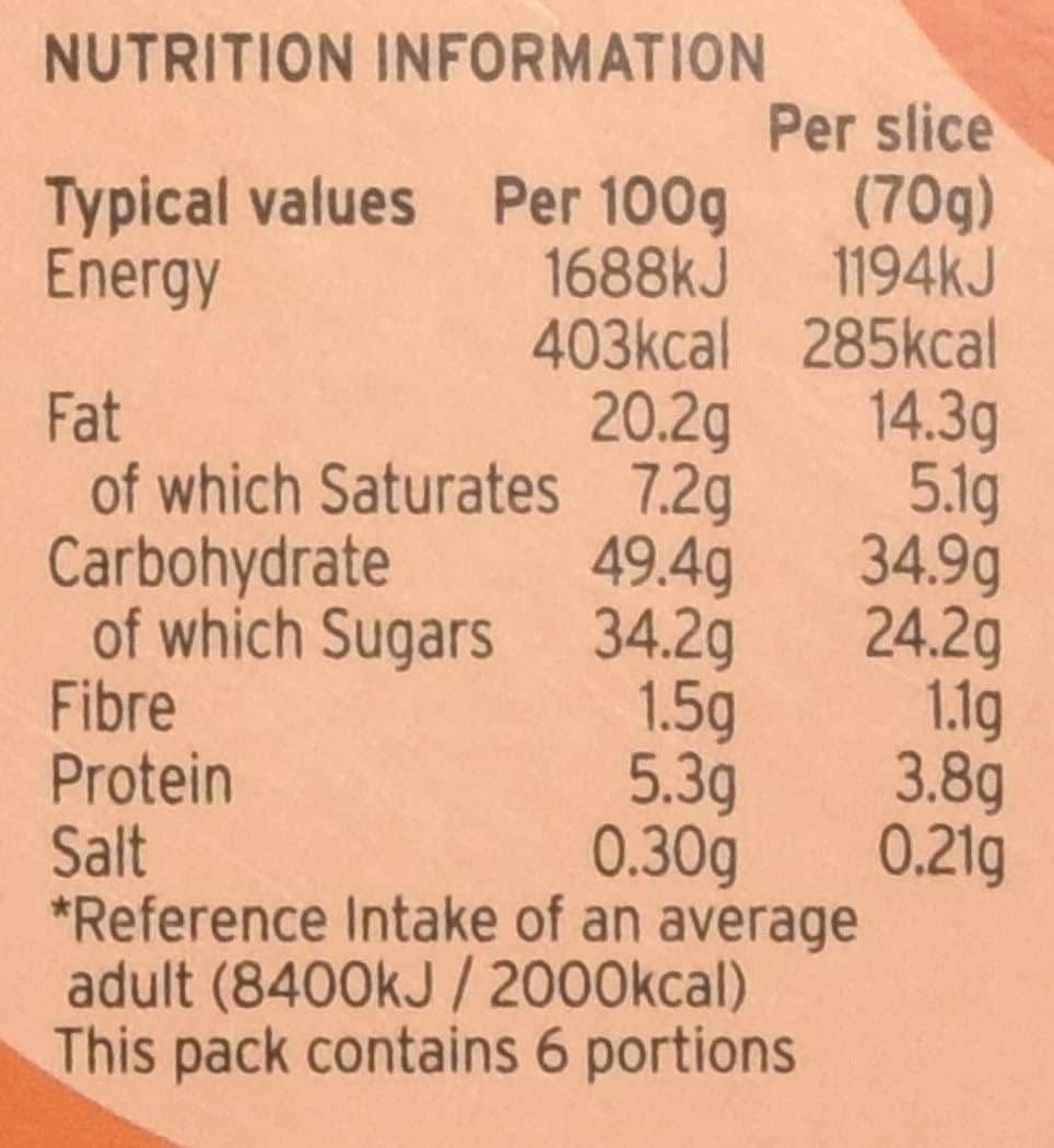 Mr Kipling Manor House Cake - Golden Sponge with Sultanas & Demerara Sugar, 390g 6
