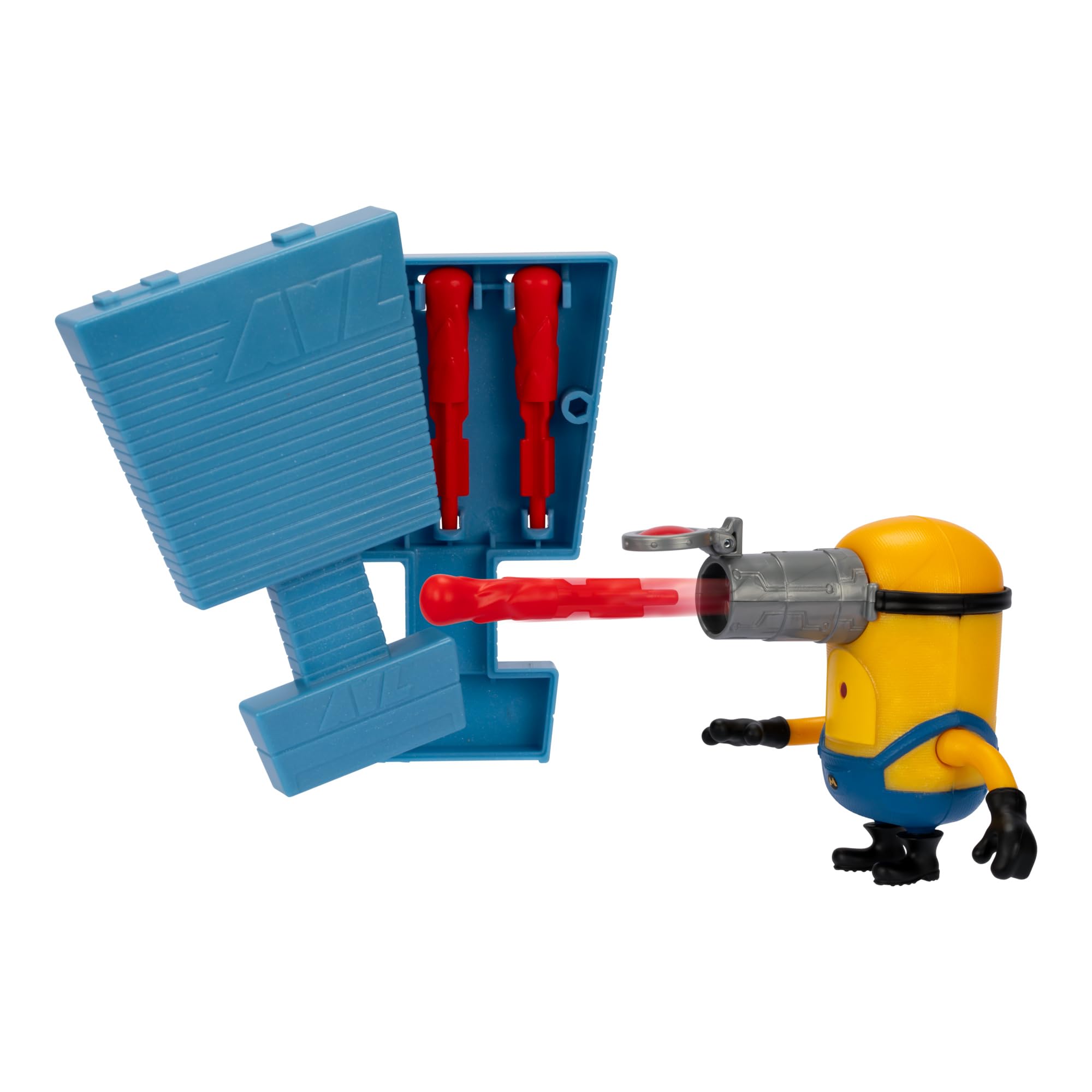 MINIONS Launch & Blast Mega Minion Mel Action Figure - Push-Activated Blaster Play Feature 11