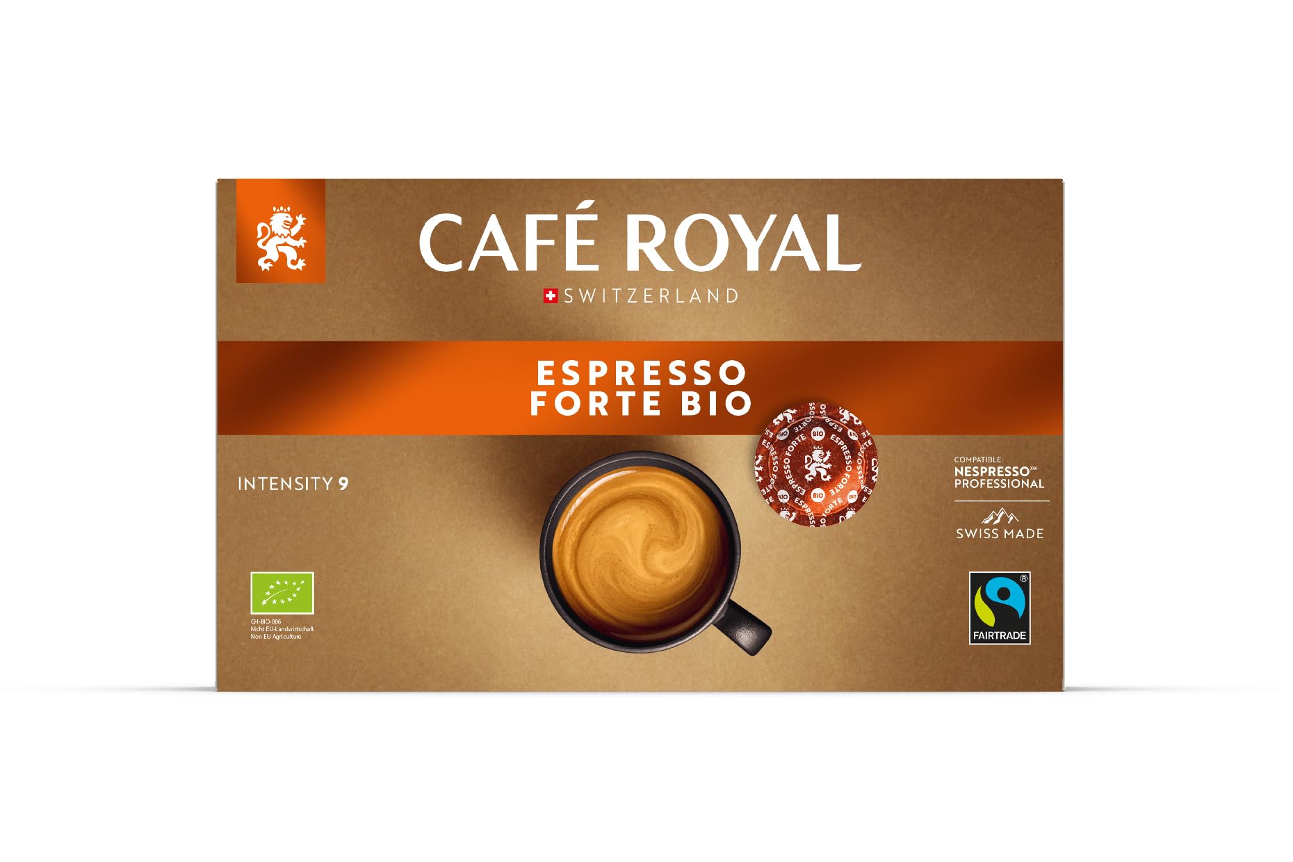 Café Royal Espresso Forte Bio - 50 Pads for Nespresso Professional Machines 7