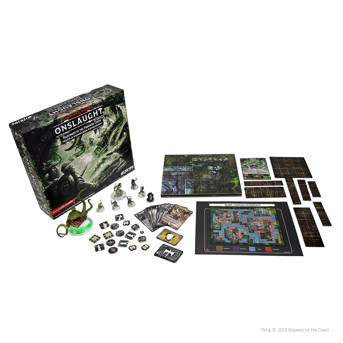 Dungeons & Dragons: Nightmare of the Frogmire Coven - Maps & Monsters Expansion for WizKids Miniatures 4