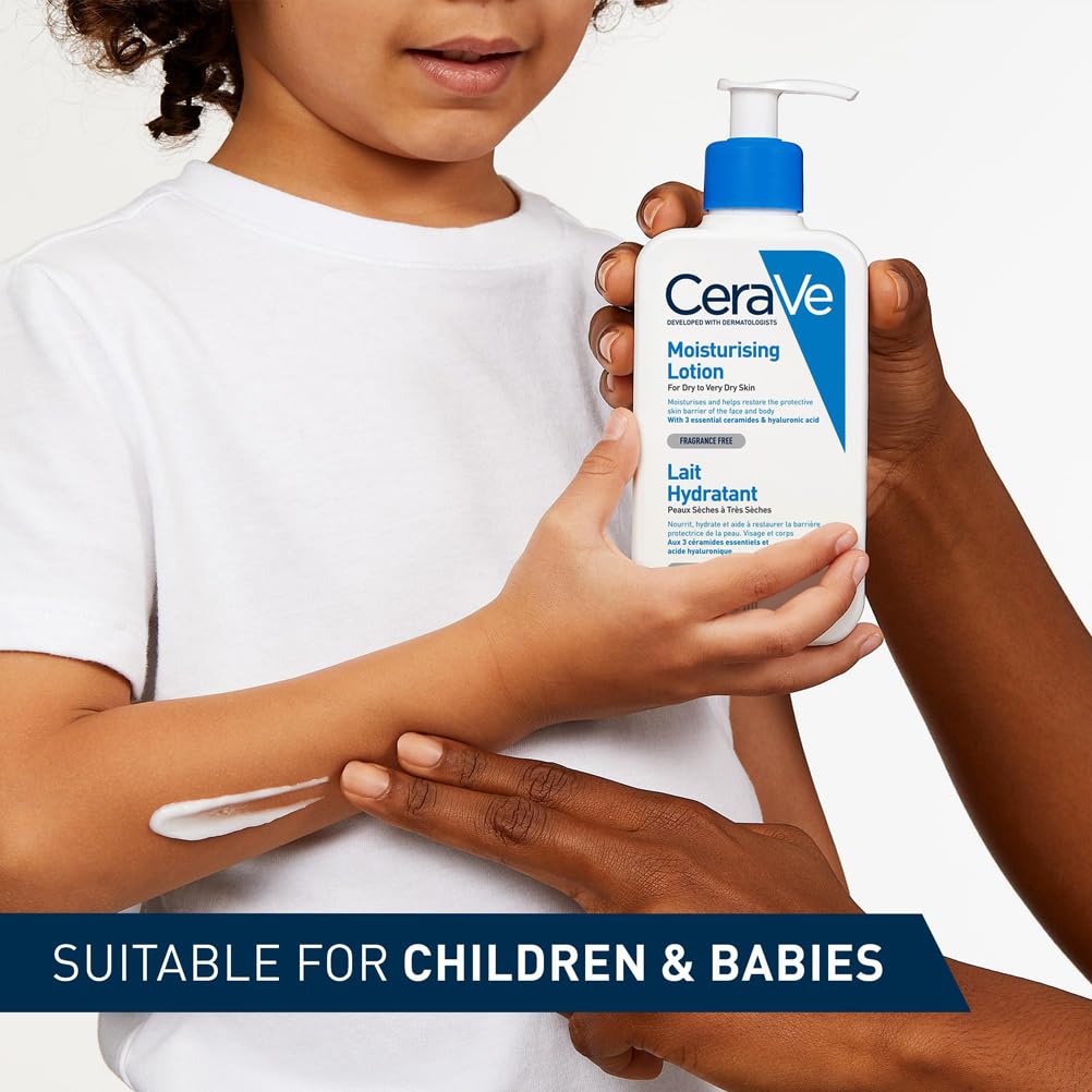 CeraVe Moisturising Lotion - Daily Face & Body Moisturiser (With 3 Essential Ceramides) 4