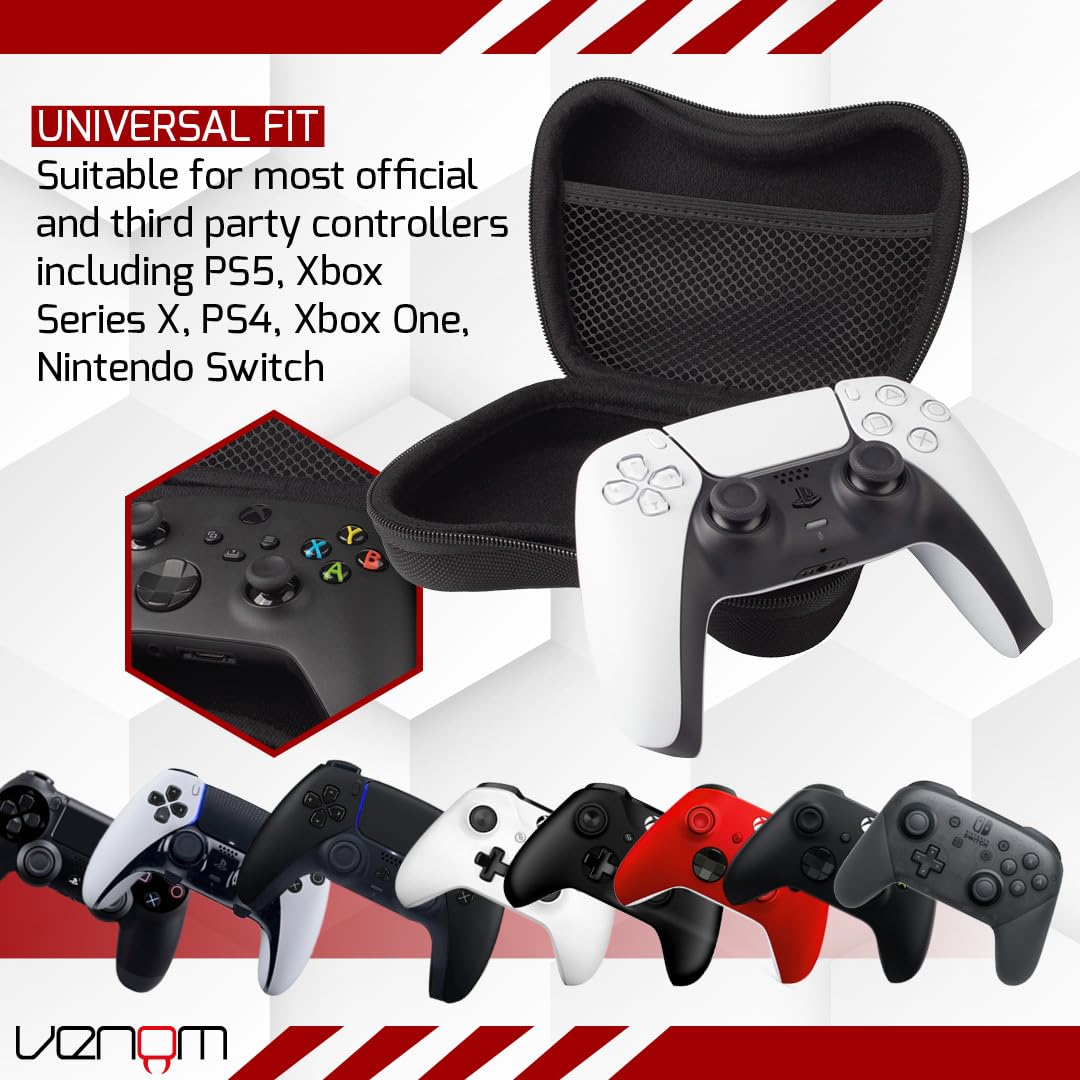 Venom Universal Gaming Controller Carry Case for PS5, Xbox Series X/S, PS4, Xbox One, Switch, Stadia 12