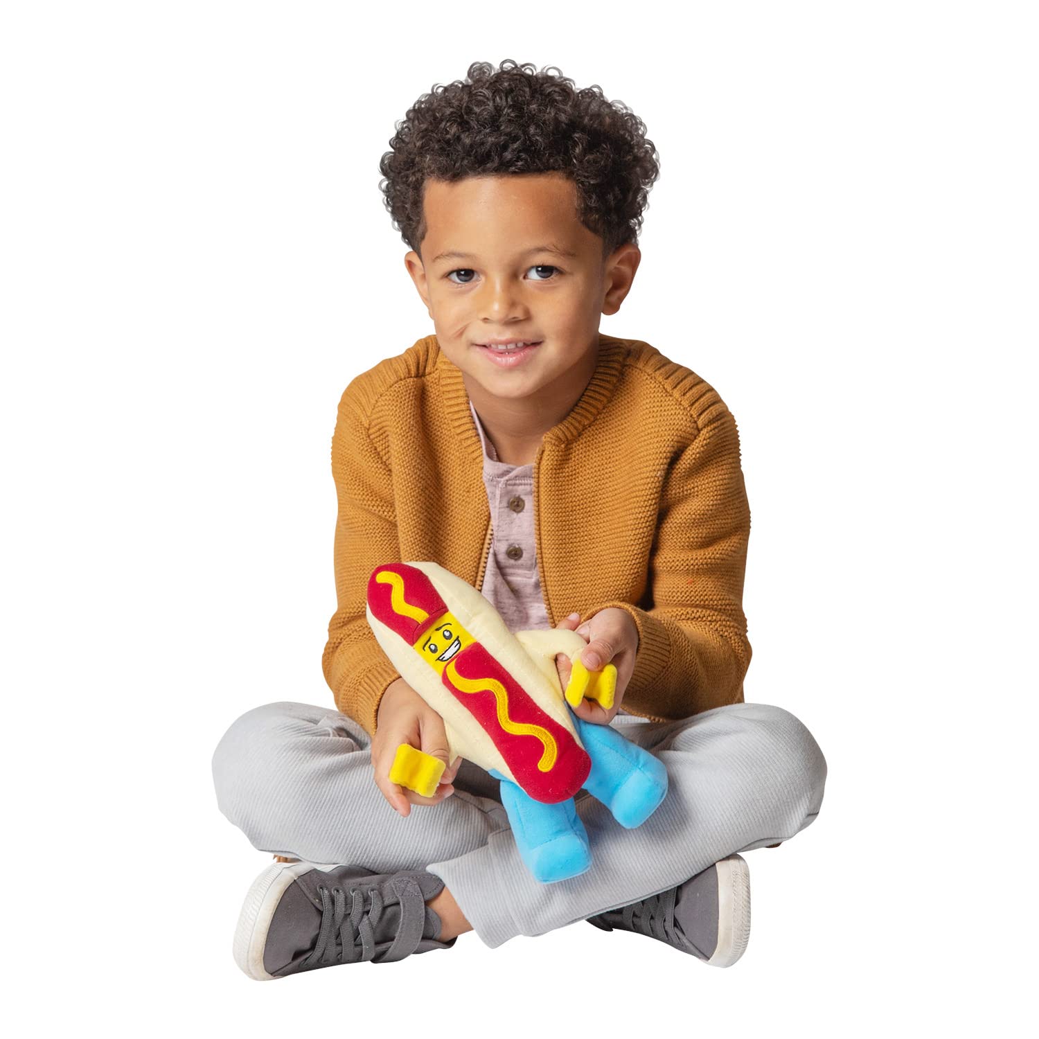 LEGO Minifigure Hot Dog Guy 22.86cm Plush Character - Officially Licensed Stuffed Animal 14