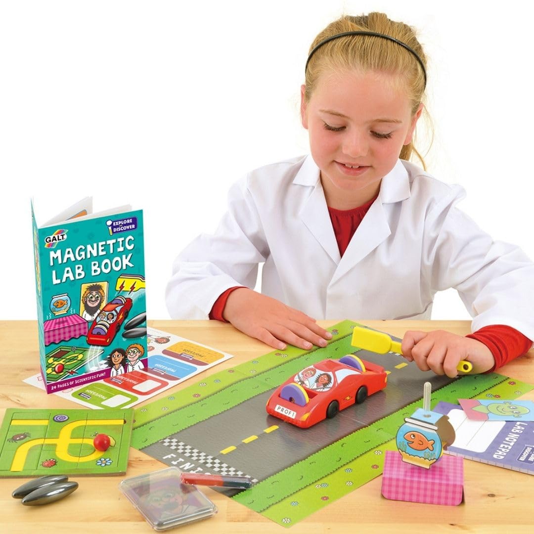 Galt Magnetic Lab Science Kit - STEM Learning Experiments for Kids Ages 6+ 8
