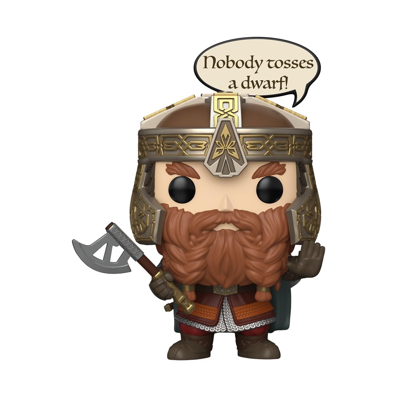 Funko Lord of the Rings Gimli Chibi Figure - 3.75 Inches Vinyl | Multicolor