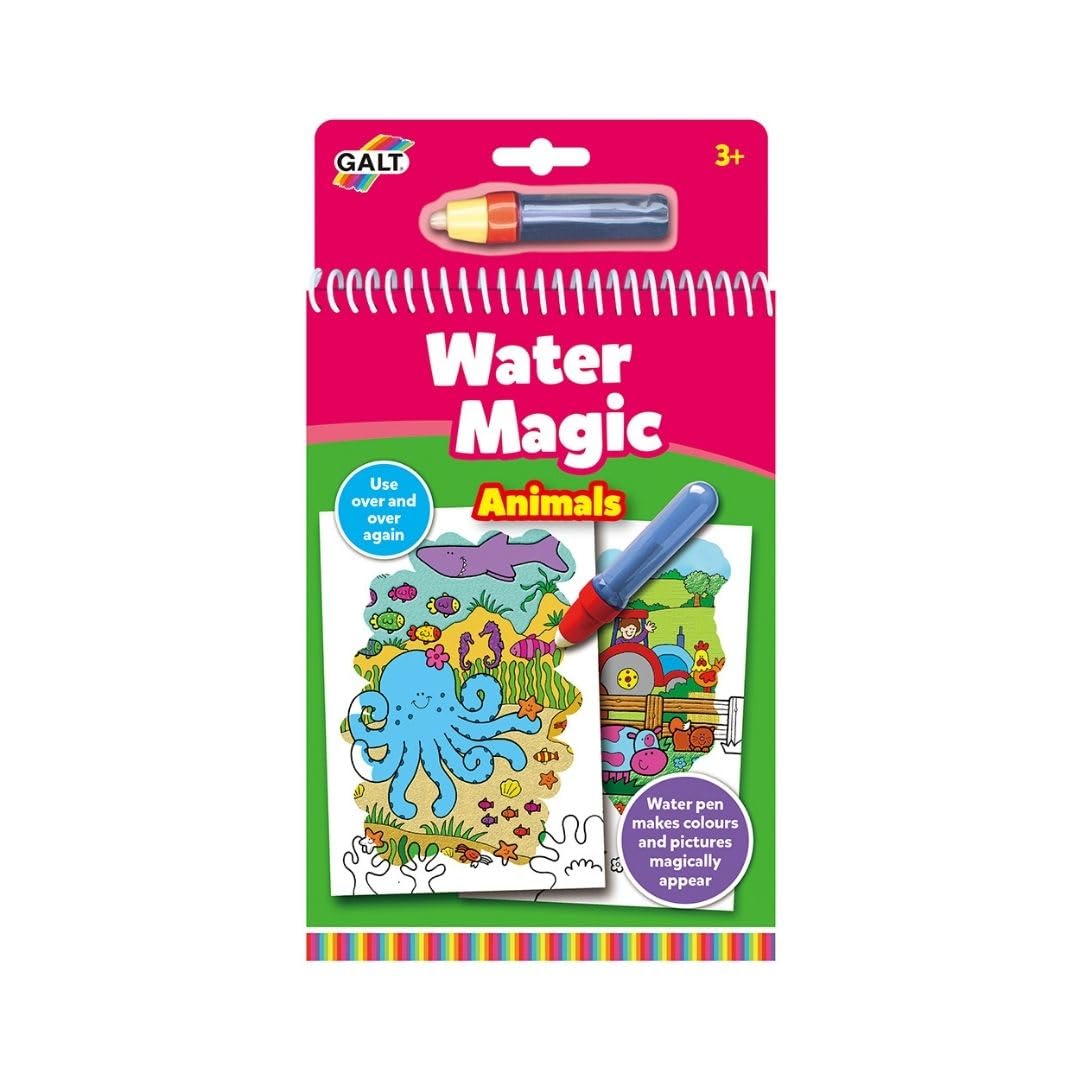 Galt Water Magic - Animals Reusable Water Reveal Colouring Book for Kids 3+ 8