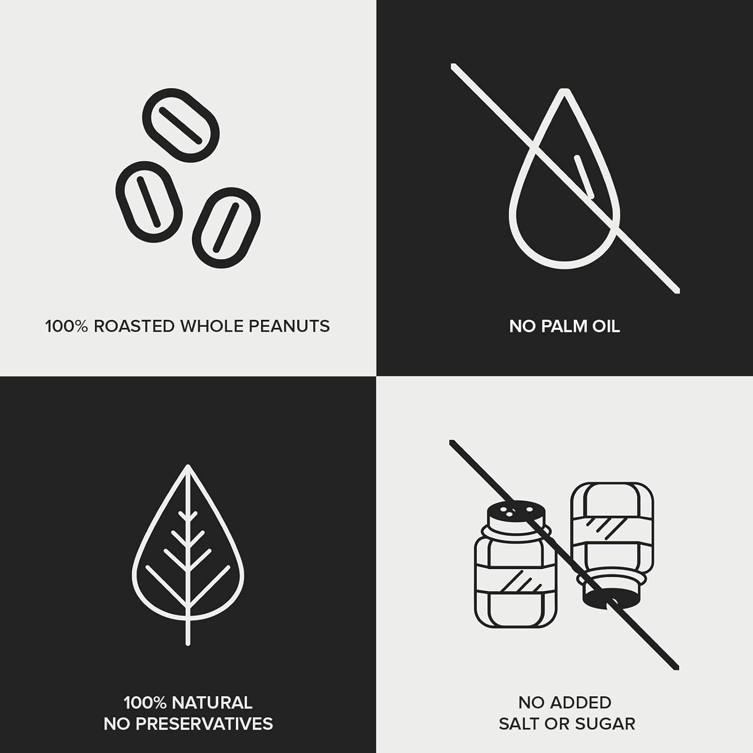 Bulk - Natural Roasted Peanut Butter Tub, Crunchy, 1 kg