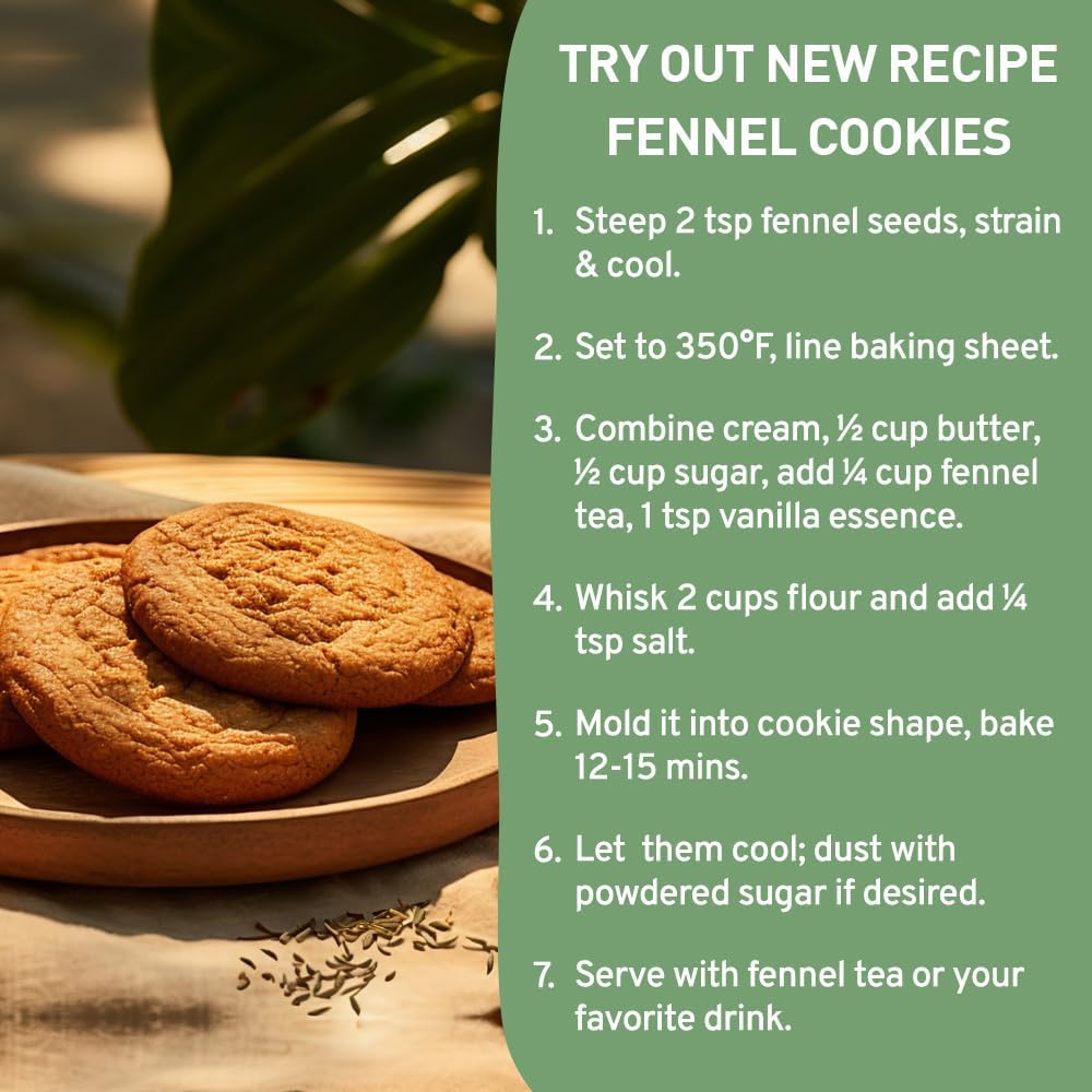 HANDPICK Fennel Tea (100 Eco Conscious Tea Bags) - Caffeine & Gluten Free