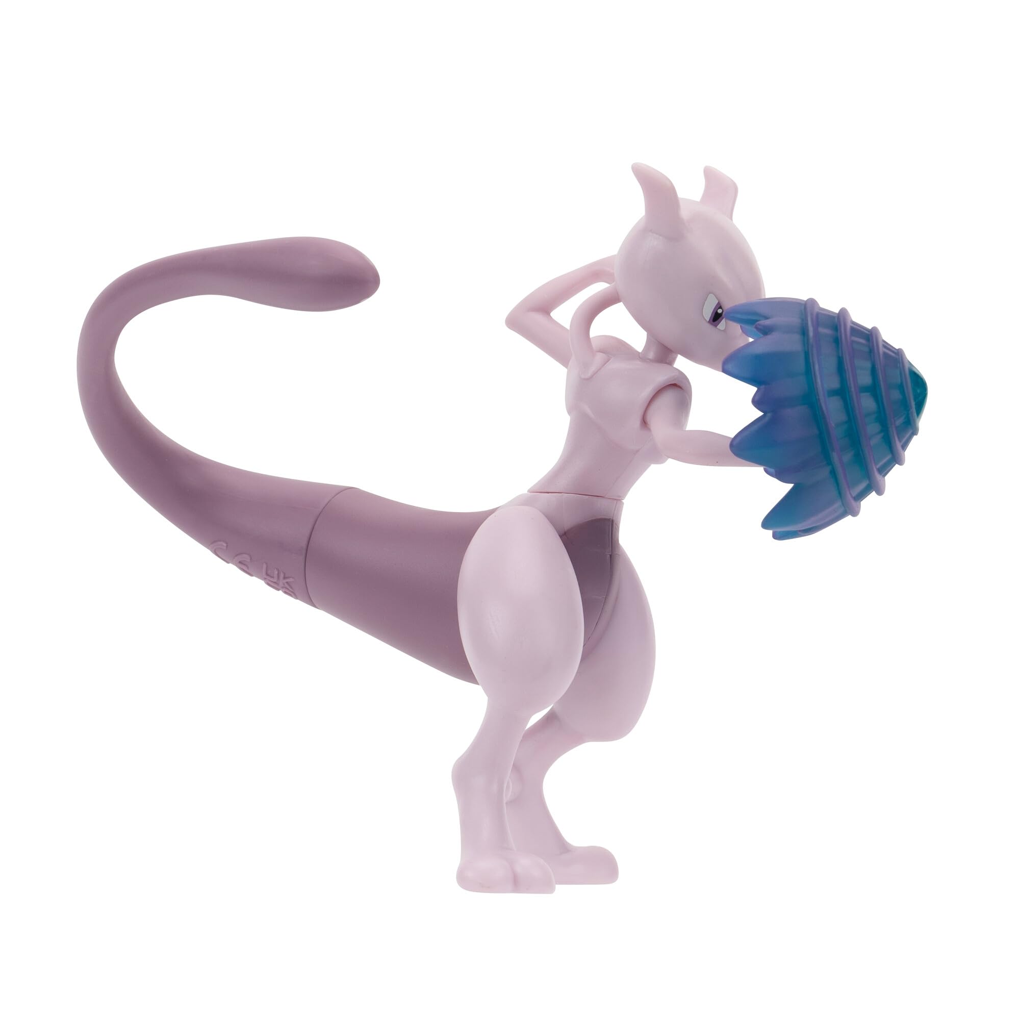 Pokémon Mewtwo Battle Feature Action Figure - 4.5-Inch, 7 Points of Articulation | Psychic Blast Attack 4