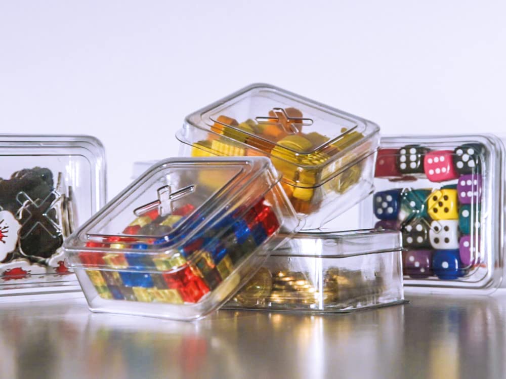 dV Giochi Geekbox Slim - Board Game Storage Organizer for Small Components 4