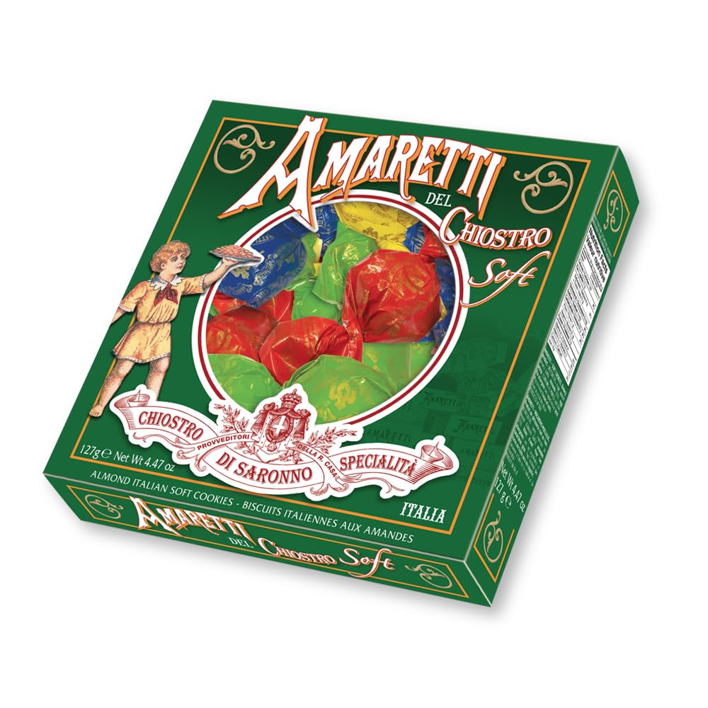 Amaretti Del Chiostro Soft Amaretti in Window Box, 145 g