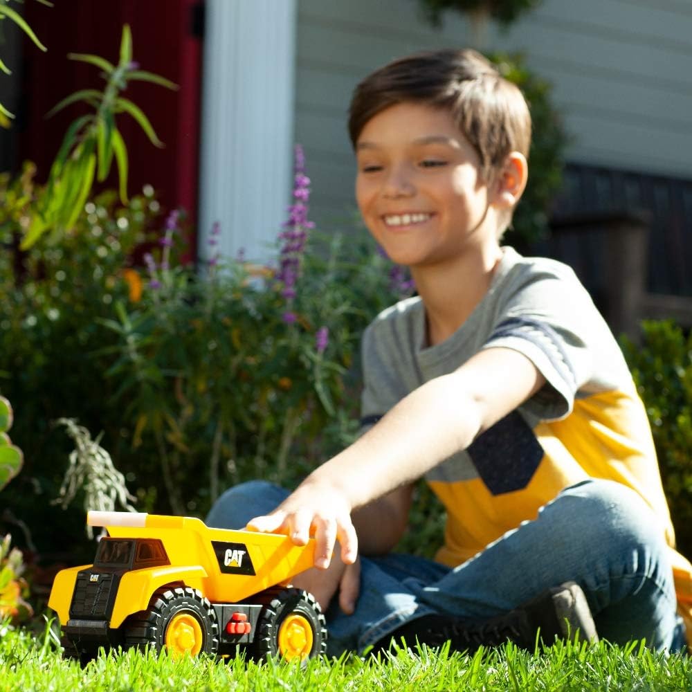 CAT Construction Tough Machines Dump Truck 82285 - Lights, Sounds & Movable Parts for Kids 3+ 4