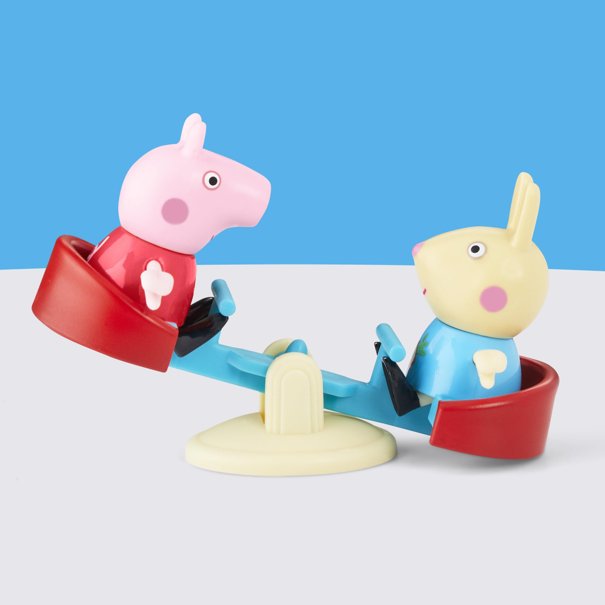Peppa Pig Peppa's Outside Fun Playset - Playground-Themed Toy with Swing & Seesaw for Ages 3+ 3