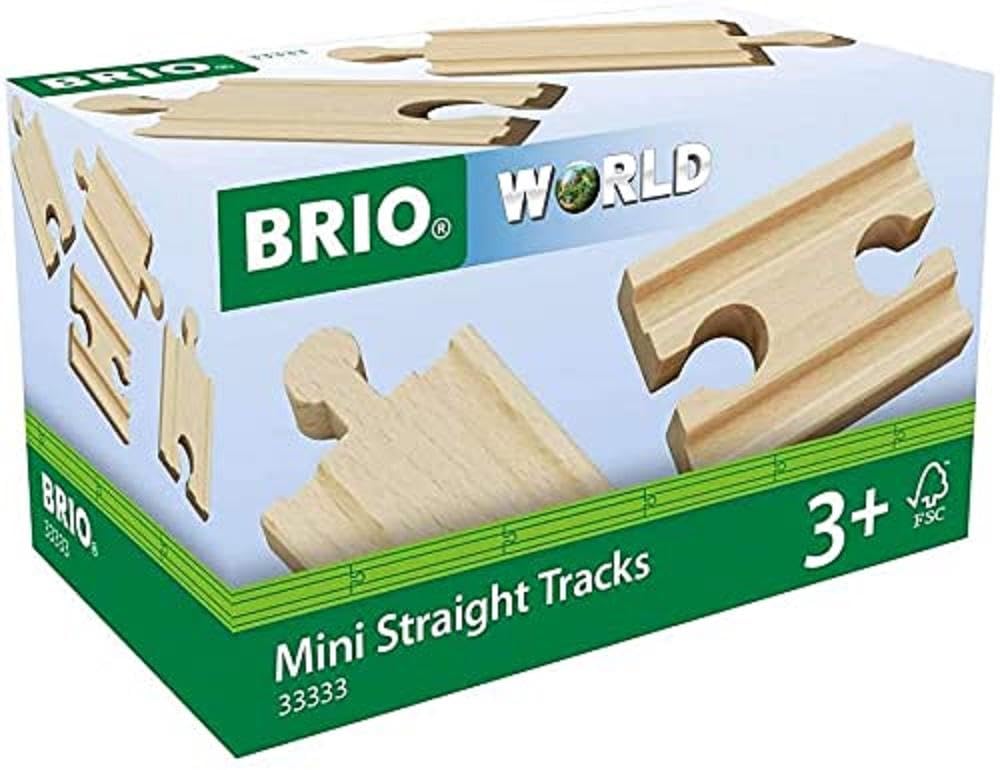 BRIO World Railway Track - Mini Straights Expansion Set 4