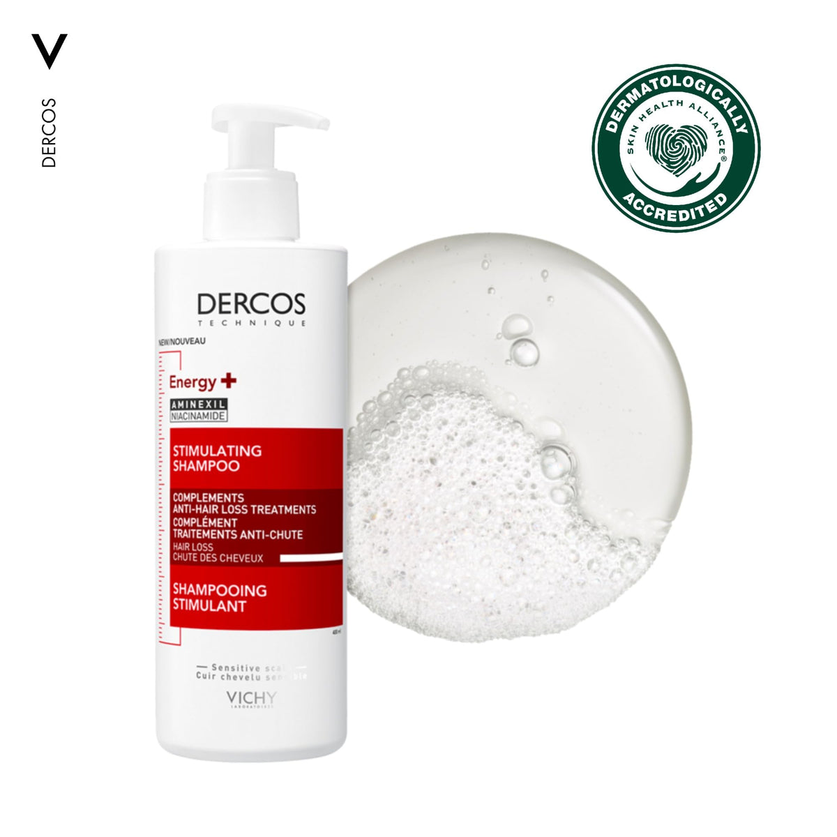 VICHY DERCOS Energizing Anti-Fall Shampoo - 400 ml