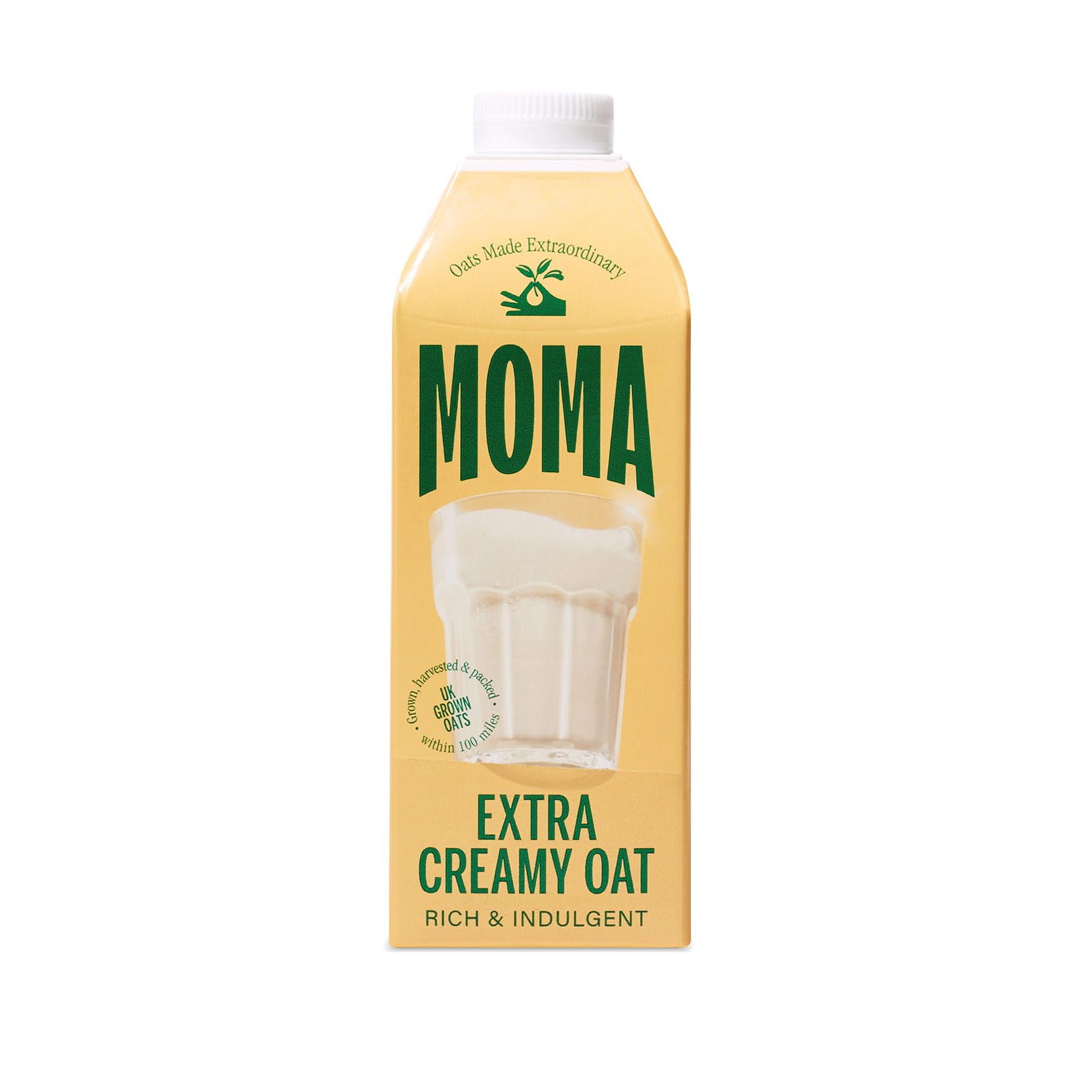 MOMA Extra Creamy Oat Drink - 750ml - 100% Plant-Based, Vegan, No Added Sugar