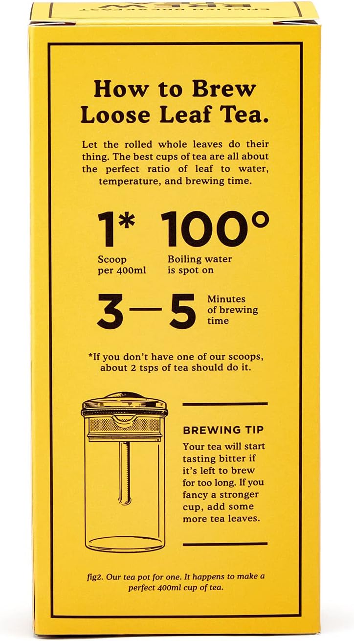 Brew Tea Co English Breakfast - Strong and Malty - 113g Loose Leaf Tea