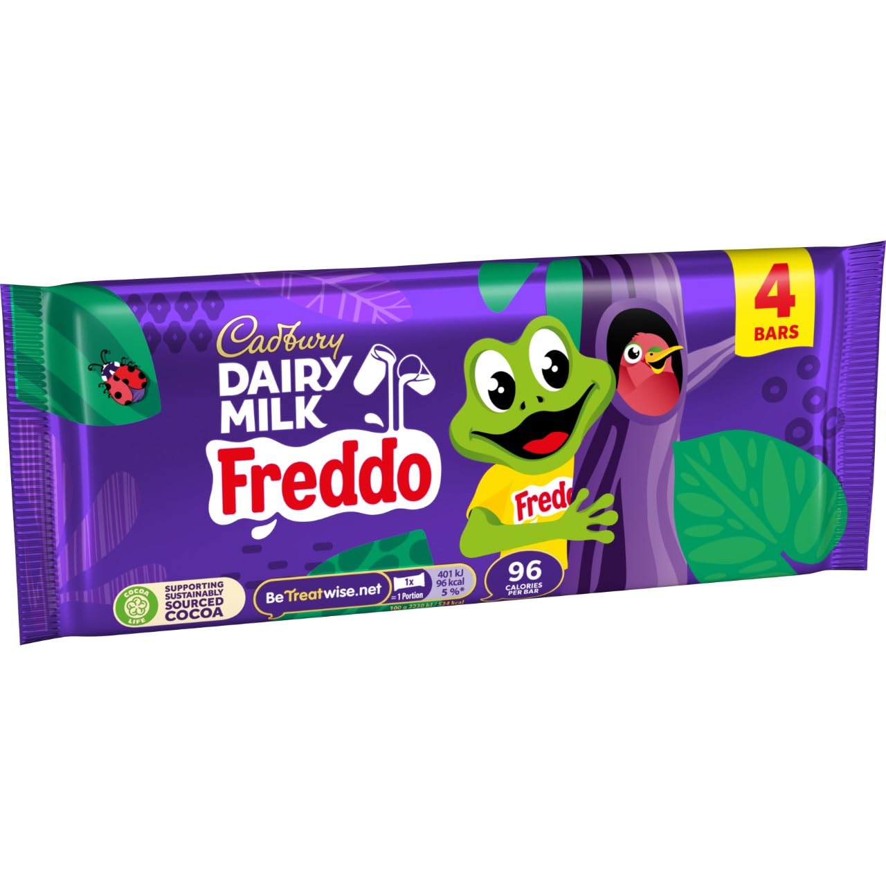 Cadbury Dairy Milk Freddo Frog Chocolate Bar, Bitesize Treats, 4 x 18 g 3