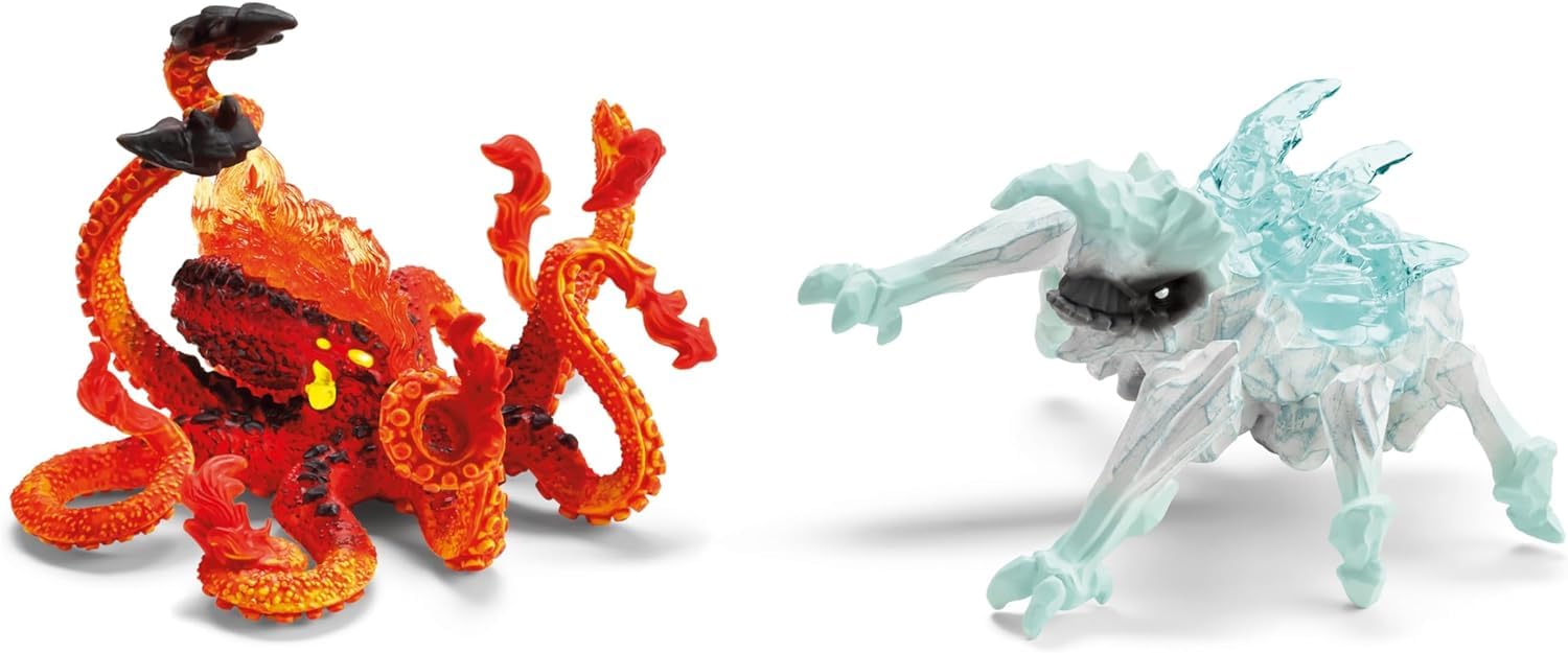 schleich 70826 Ice Bug vs. Fire Kraken Playset - Action Figures from ELDRADOR CREATURES (7+ Years) 3
