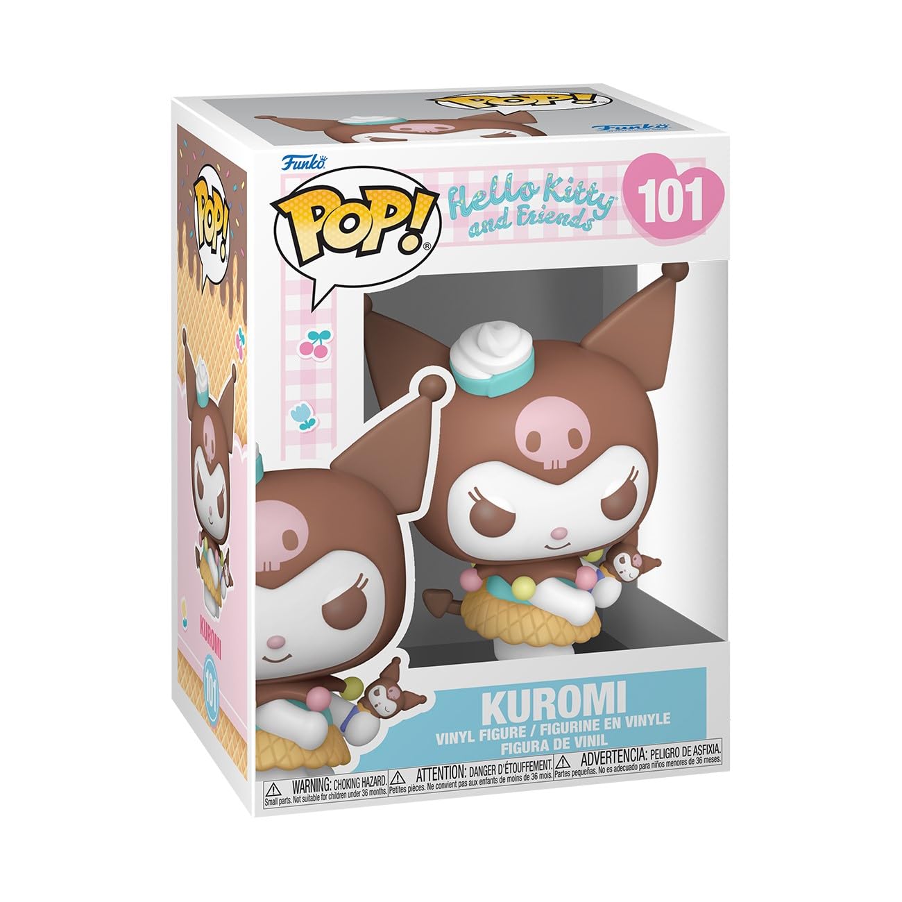 Funko POP! Sanrio: Hello Kitty - Kuromi Collectible Figure | Vinyl | Standard Size