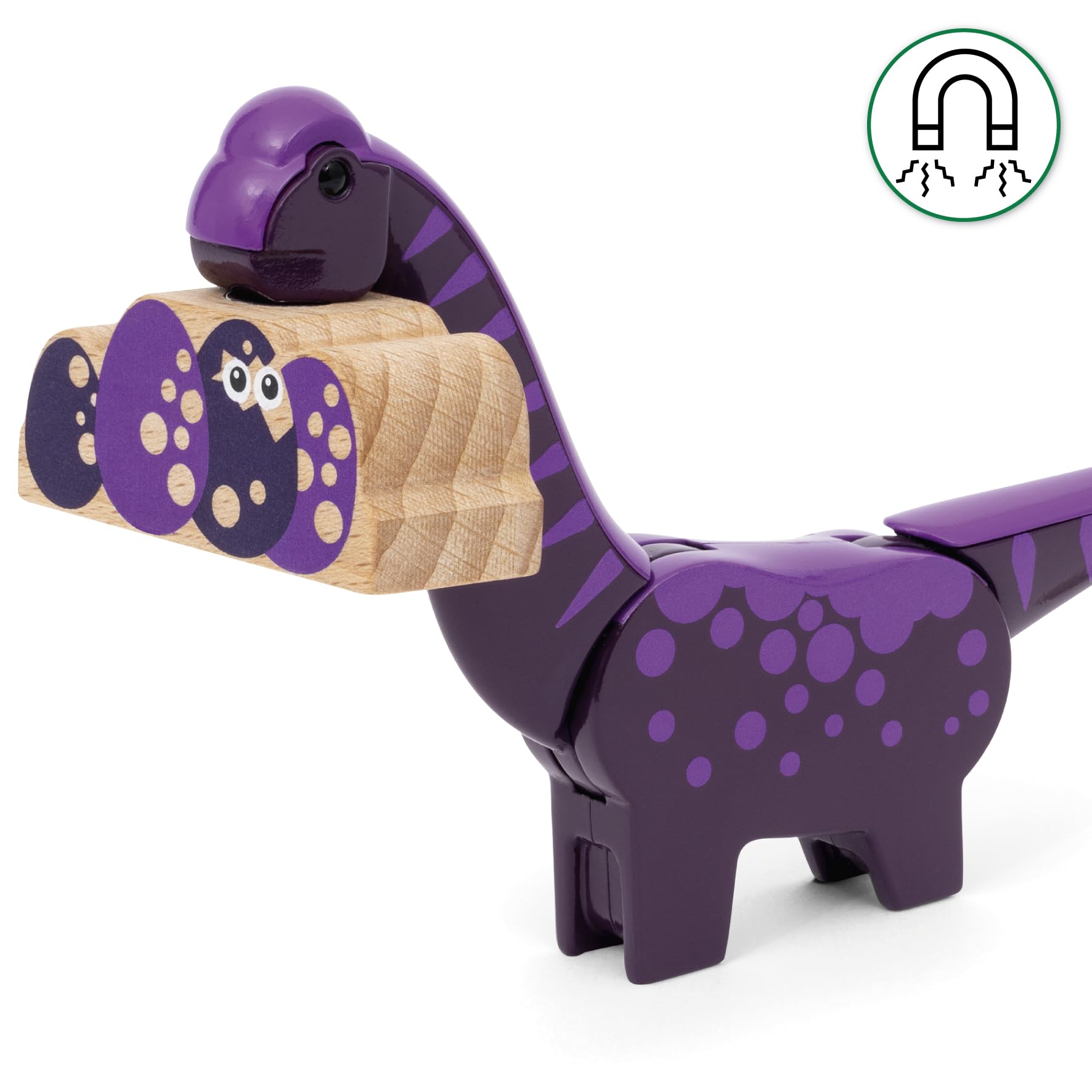 BRIO World Dinosaur Adventure Train Set - Wooden Train Playset for Kids 3 Years+ 3