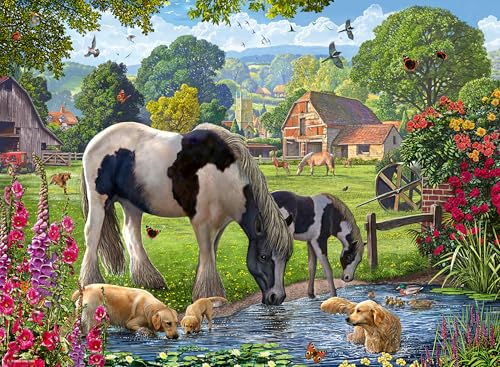 Ravensburger Hadlow Ponies 500-Piece Jigsaw Puzzle for Adults & Kids 10+ 4
