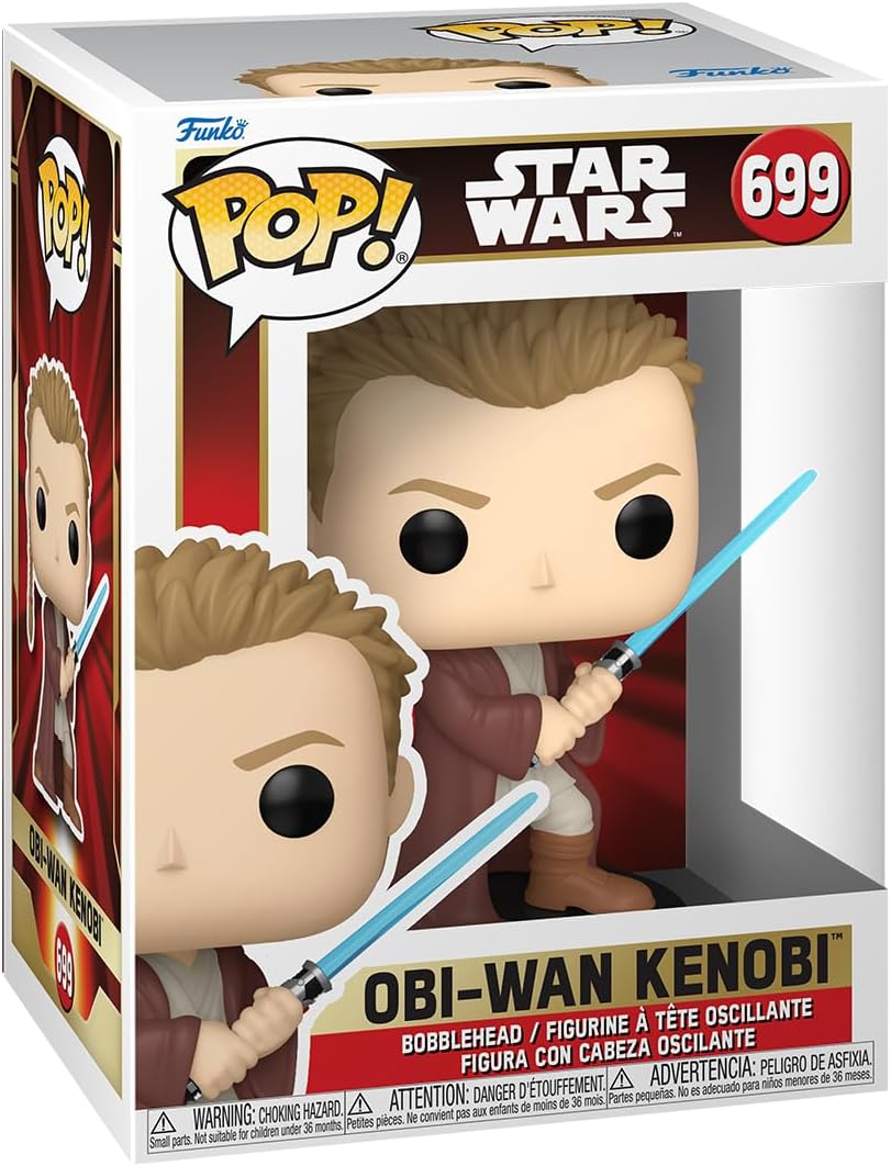 Funko Pop! Star Wars: Episode 1 The Phantom Menace - Obi-Wan Kenobi Vinyl Figure (76018) 8