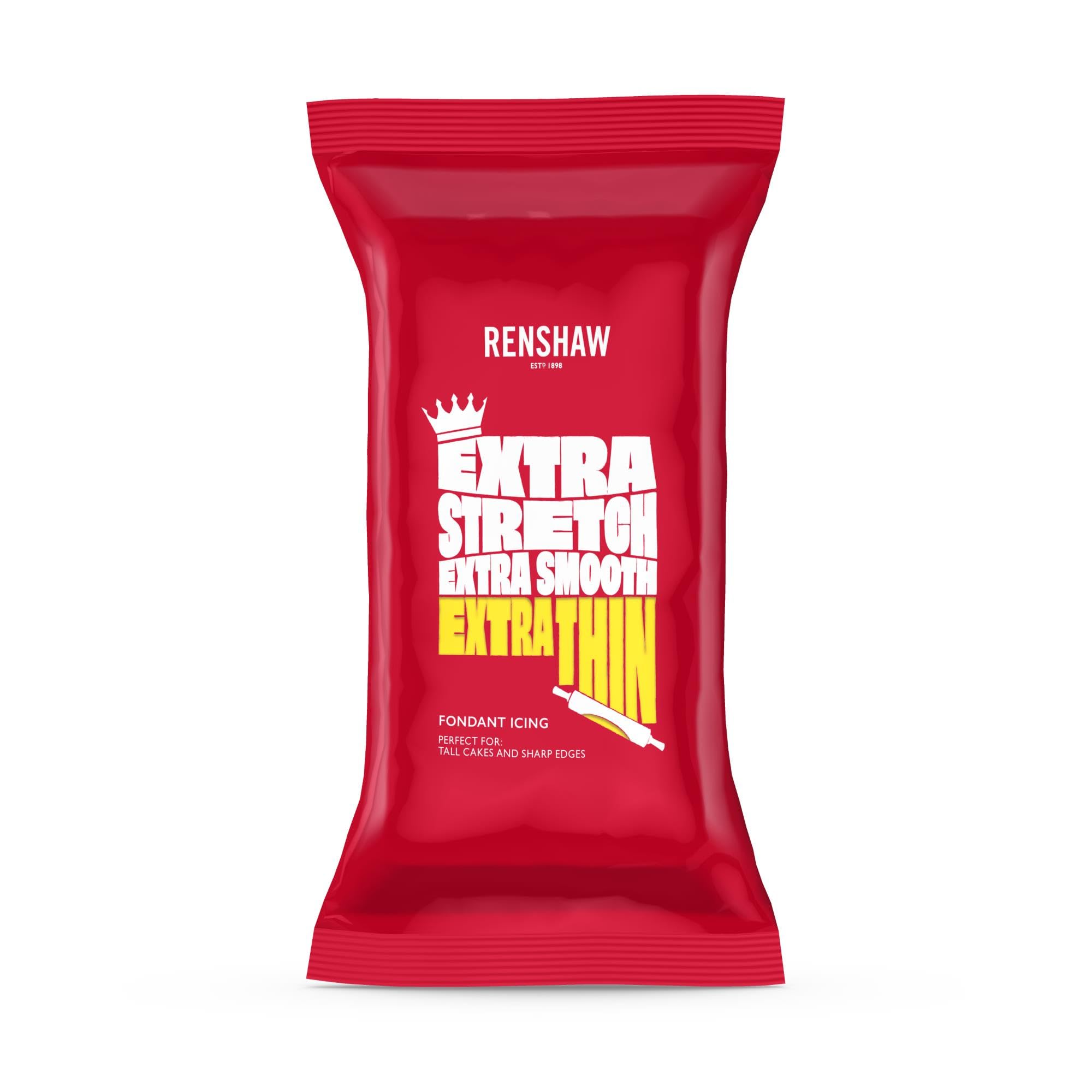 Renshaw Yellow Extra Stretch Fondant Icing - Extra Firm & Elastic | 1 kg