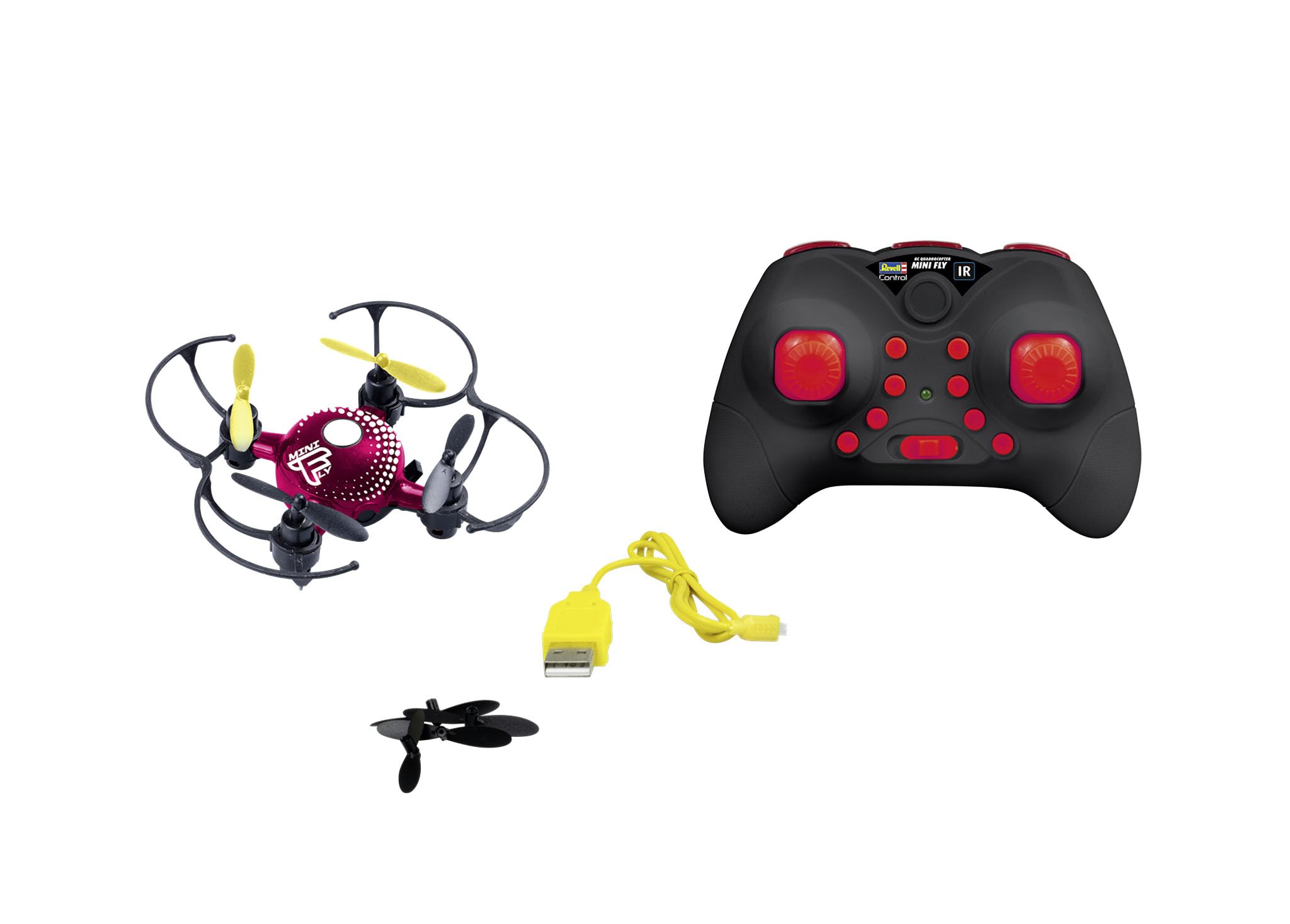 Revell Control Mini Fly I RC Drone - 4 Channel Infrared Mini Quadrocopter for Indoor Use 3
