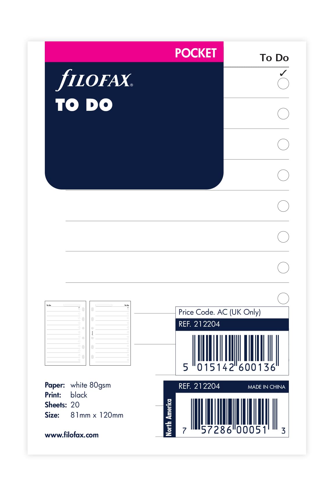 Filofax Pocket To Do
