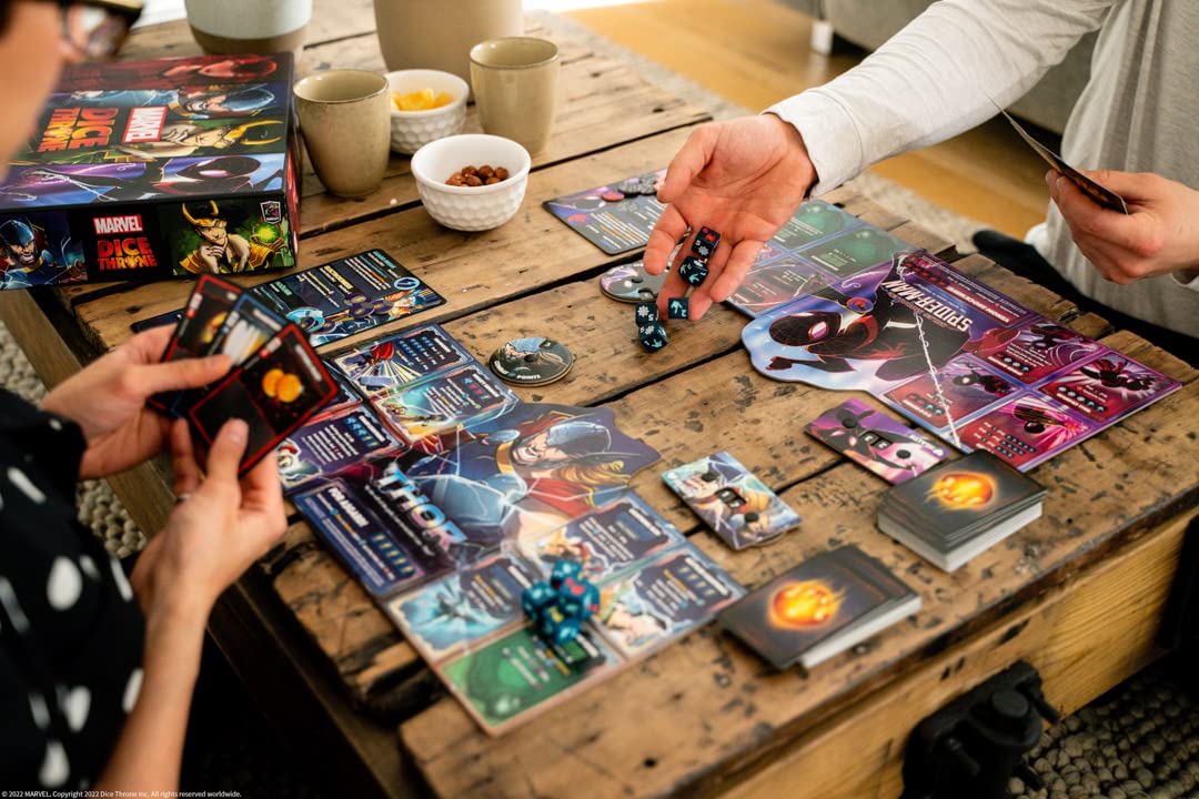 USAopoly Marvel Dice Throne 4-Hero Box Board Game