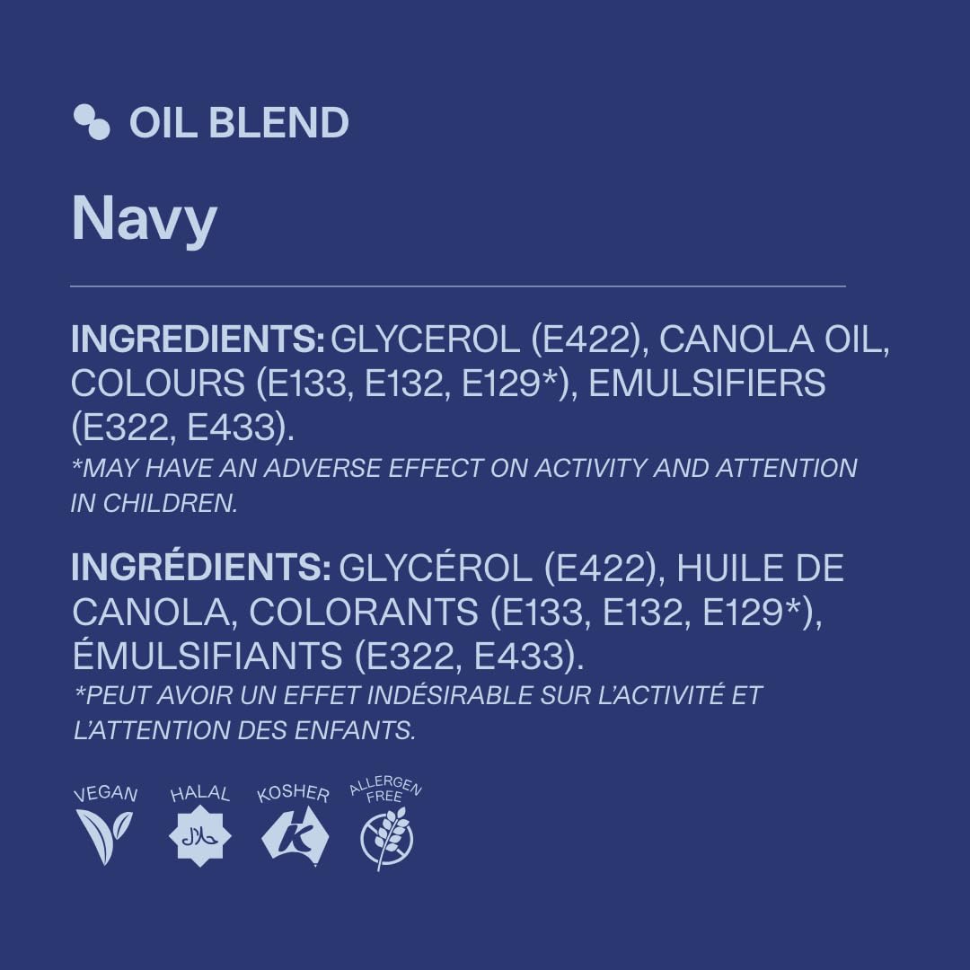 Colour Mill Oil Blend Lebensmittelfarbe Marineblau – Backfarbe auf Ölbasis, 20 ml 4