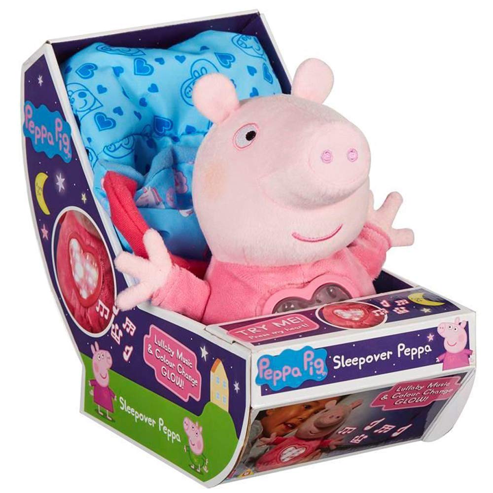Peppa Pig Sleepover Plush Toy - Musical Night-Light with Sleeping Bag 9