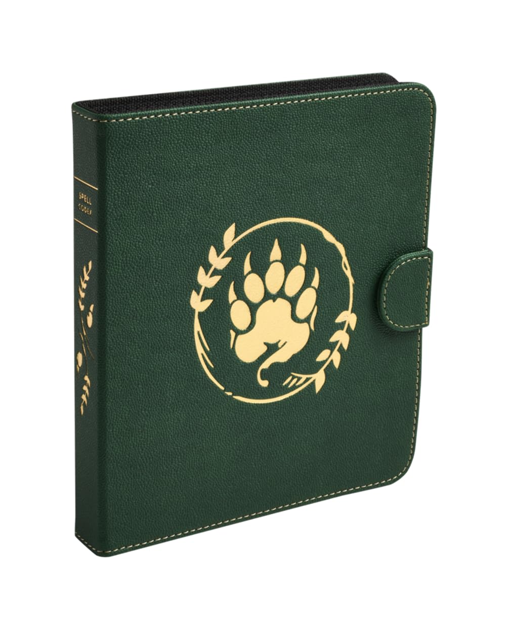 Dragon Shield - Spell Codex Portfolio (Forest Green)