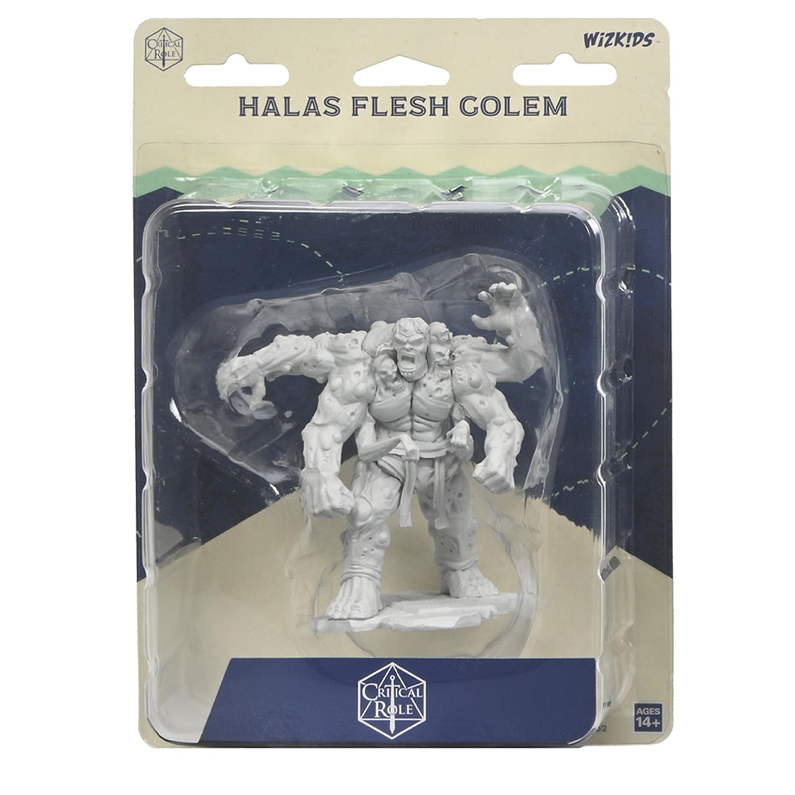 Critical Role Halas Flesh Golem Paintable Miniature by WizKids