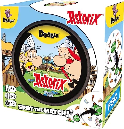 Asmodee Dobble Asterix Kids Card Game – 2-8 Players, Ages 6+, 15-Minute Play Time